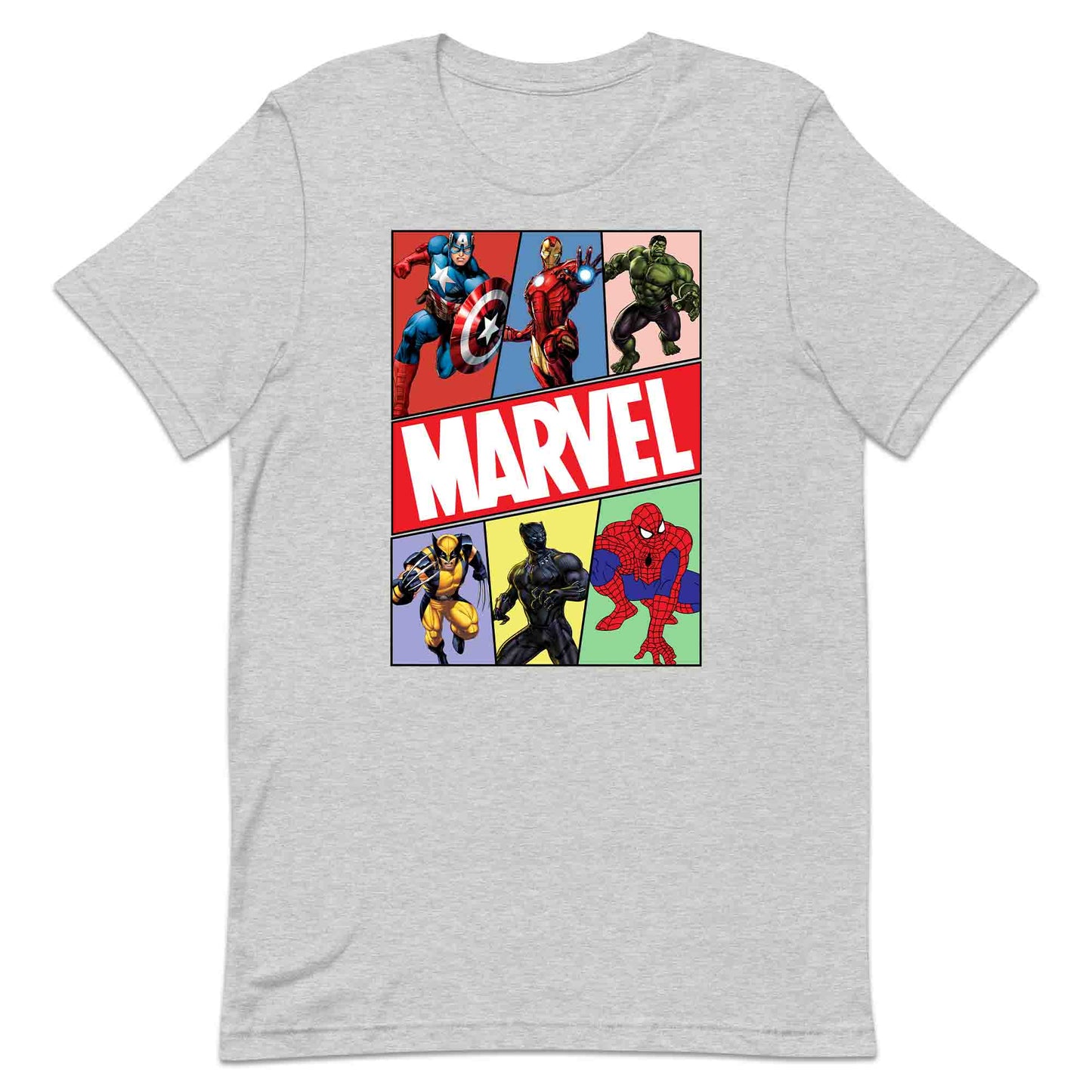 Marvel Superhero Avengers T-Shirt | Comic Book Heroes Jumper | Captain America, Iron Man, Hulk, Wolverine, Black Panther & Spider-Man Hoodie | PRODUCT CODE: MRVDSHIEPAVG