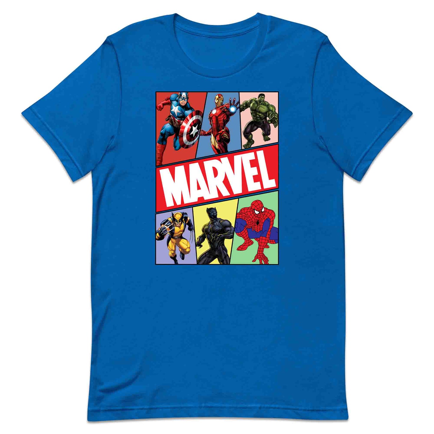 Marvel Superhero Avengers T-Shirt | Comic Book Heroes Jumper | Captain America, Iron Man, Hulk, Wolverine, Black Panther & Spider-Man Hoodie | PRODUCT CODE: MRVDSHIEPAVG