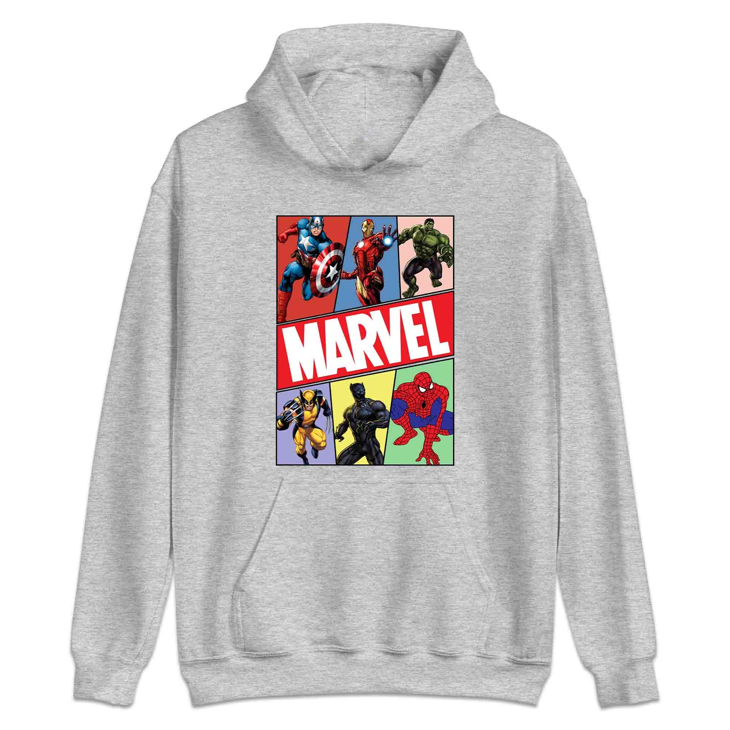Marvel Superhero Avengers T-Shirt | Comic Book Heroes Jumper | Captain America, Iron Man, Hulk, Wolverine, Black Panther & Spider-Man Hoodie | PRODUCT CODE: MRVDSHIEPAVG