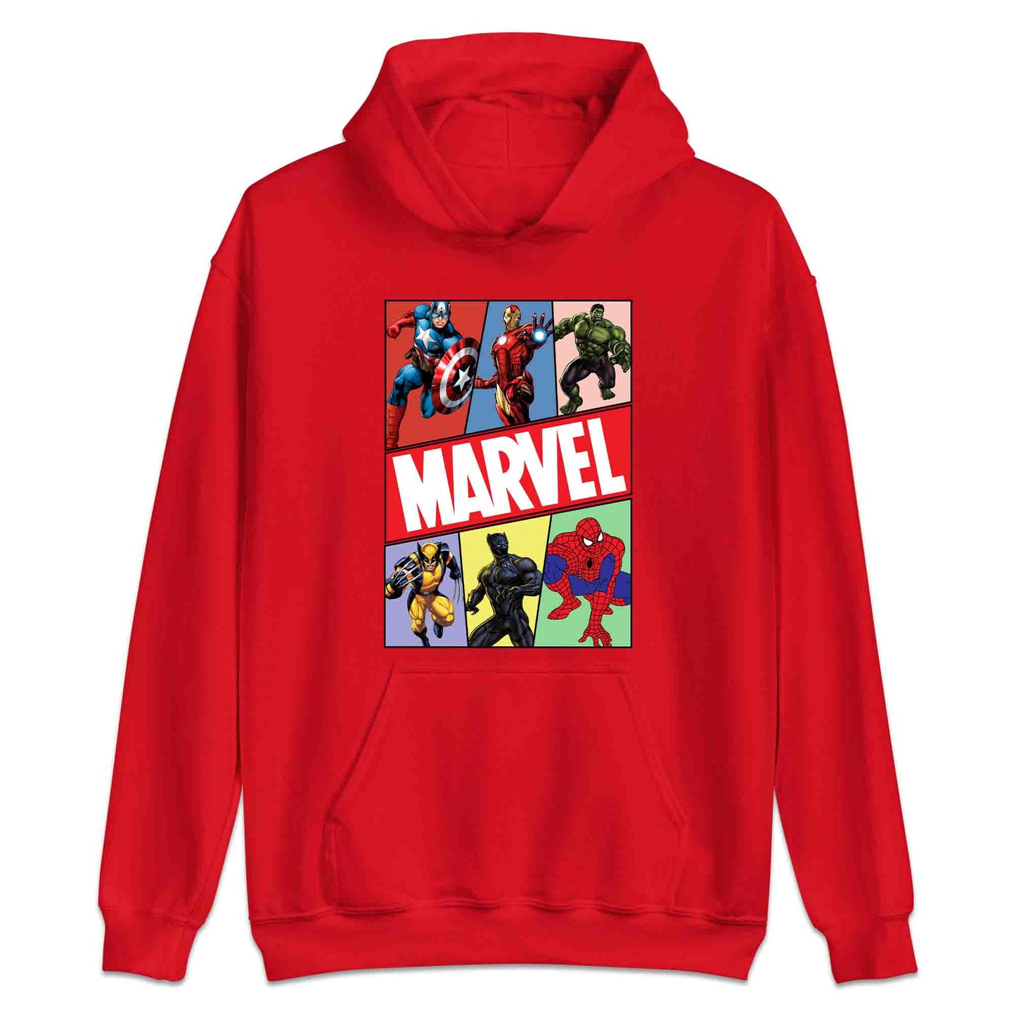 Marvel Superhero Avengers T-Shirt | Comic Book Heroes Jumper | Captain America, Iron Man, Hulk, Wolverine, Black Panther & Spider-Man Hoodie | PRODUCT CODE: MRVDSHIEPAVG