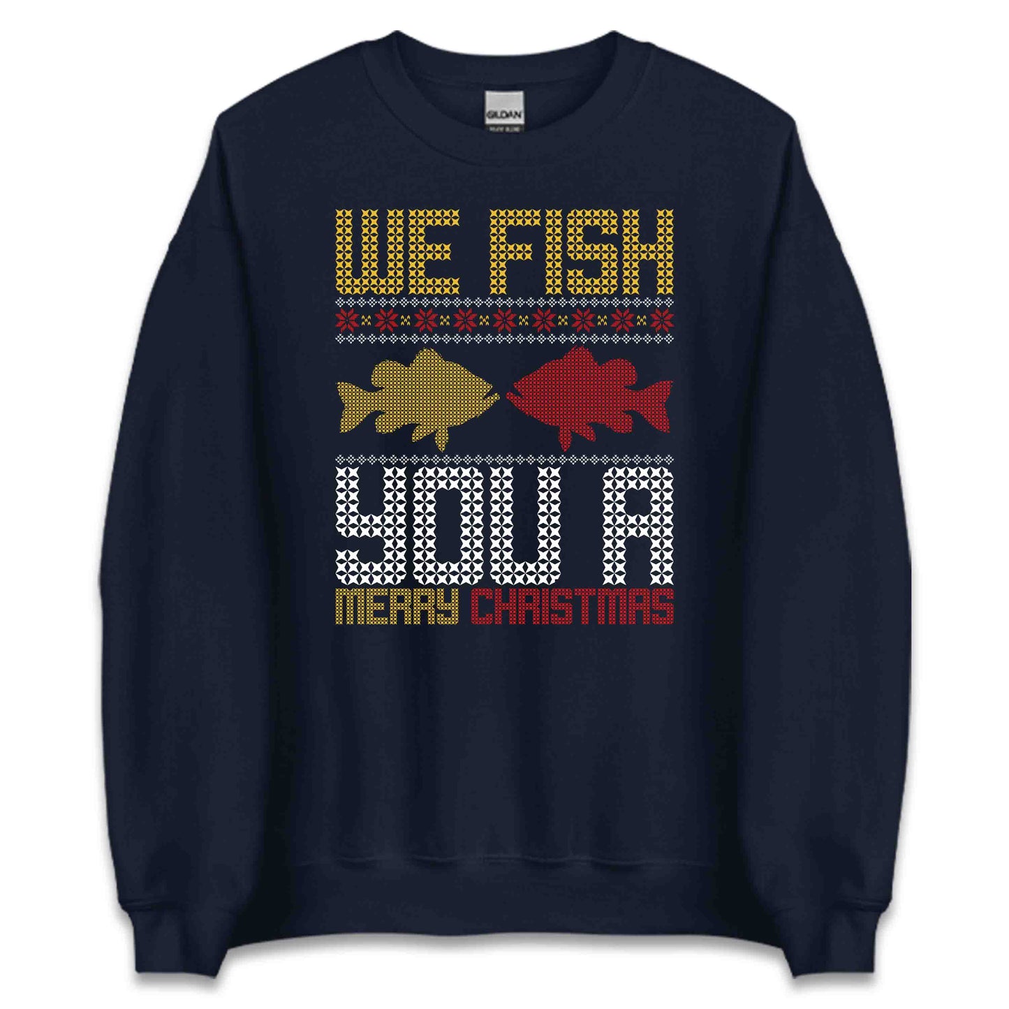 We Fish You A Merry Christmas Funny Fishing Xmas | PRODUCT CODE: MRYFHSXAHD