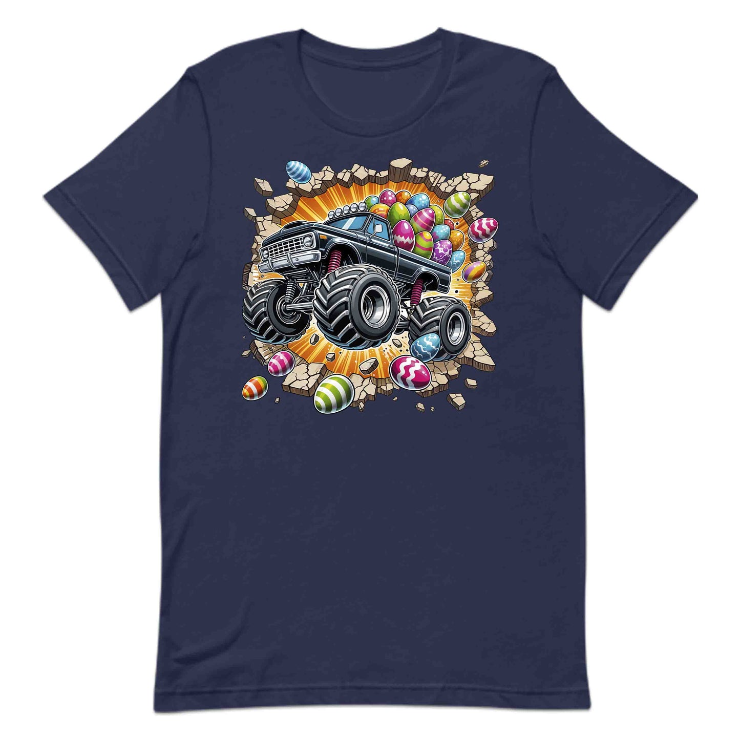 Monster Truck Breaking Through Wall 3D Realistic Easter Bash | PRODUCT CODE: MSTRKCUBKNHWL