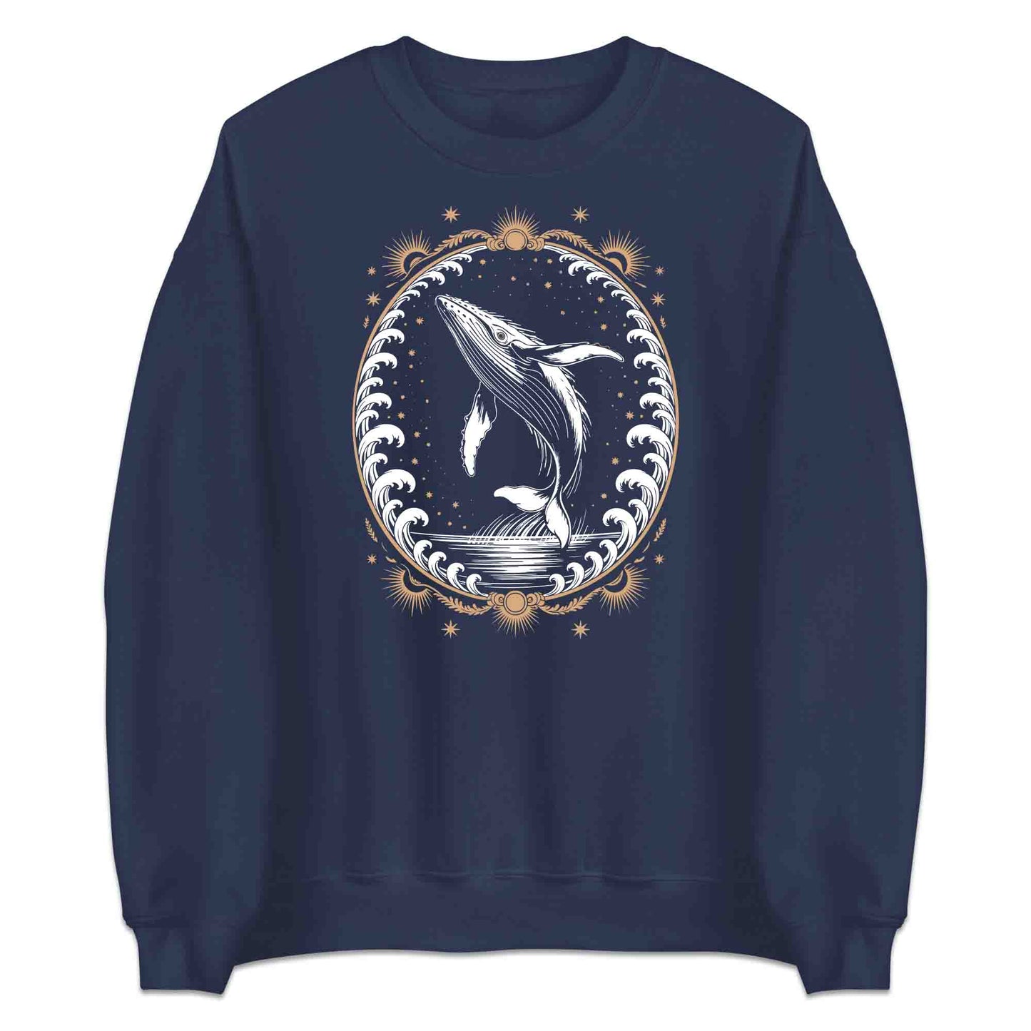 Mystical Whale T-Shirt, Celestial Ocean Sweatshirt, Cosmic Nature Hoodie | PRODUCT CODE: MSTWEKCJE
