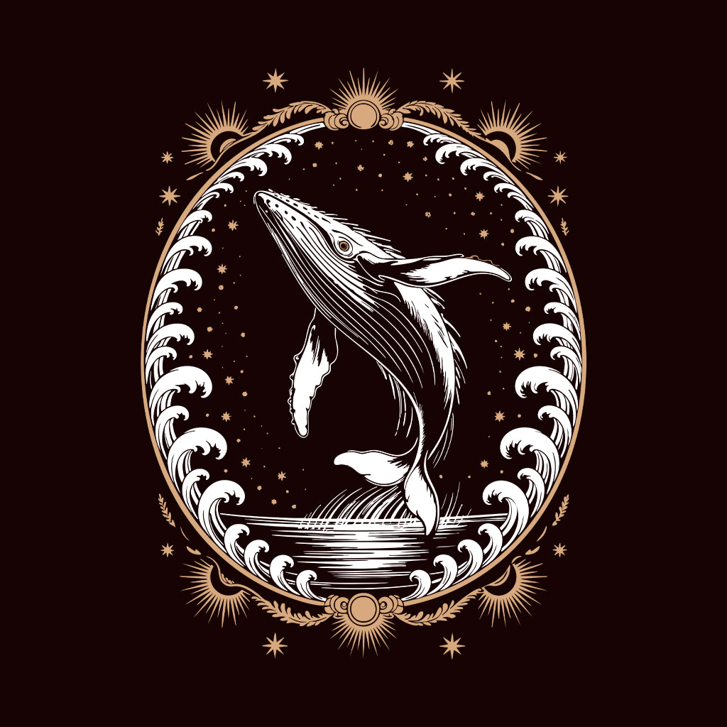 Mystical Whale T-Shirt, Celestial Ocean Sweatshirt, Cosmic Nature Hoodie | PRODUCT CODE: MSTWEKCJE