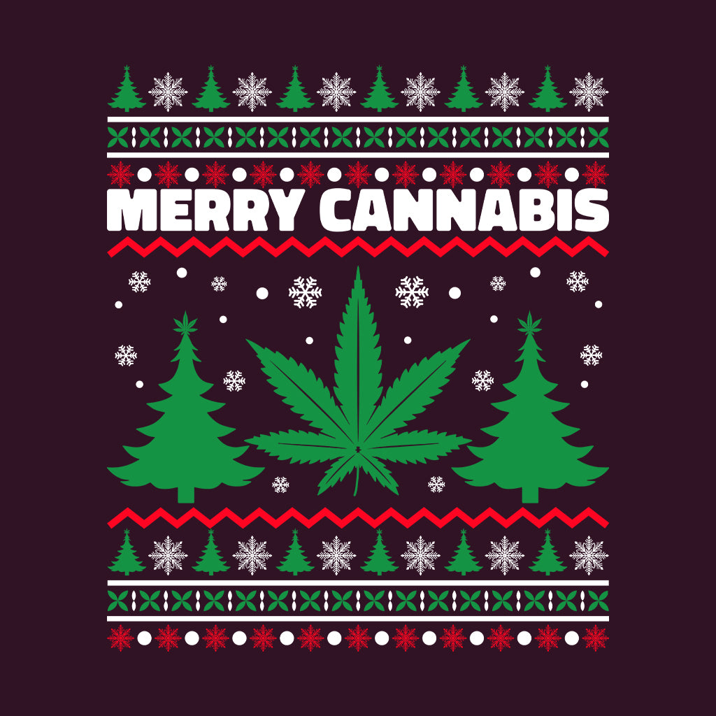 Merry Cannabis Weedmas Ugly Christmas | PRODUCT CODE: MTCNBSWEDU
