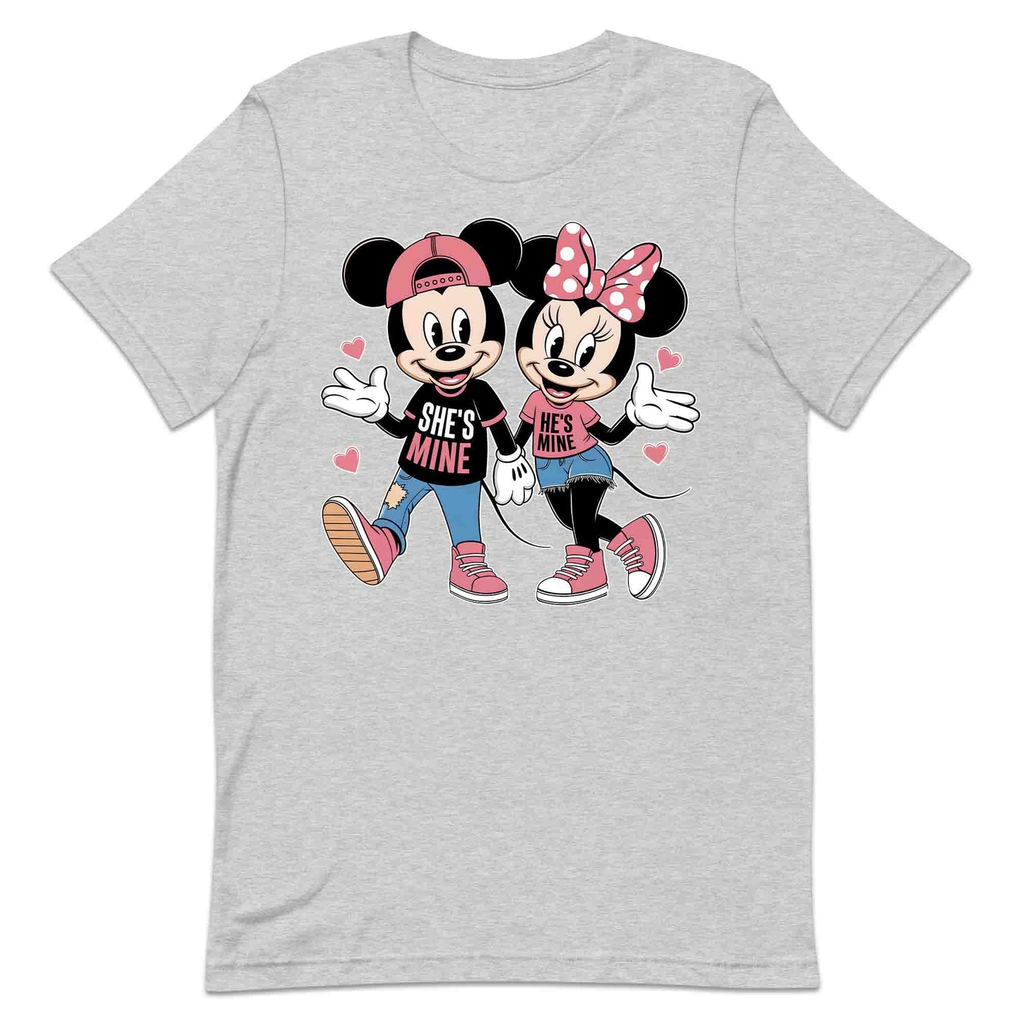 Matching Mickey & Minnie T-Shirt | Cute Disney Love Jumper | His & Hers Hoodie | PRODUCT CODE: MTHHVKOEBG