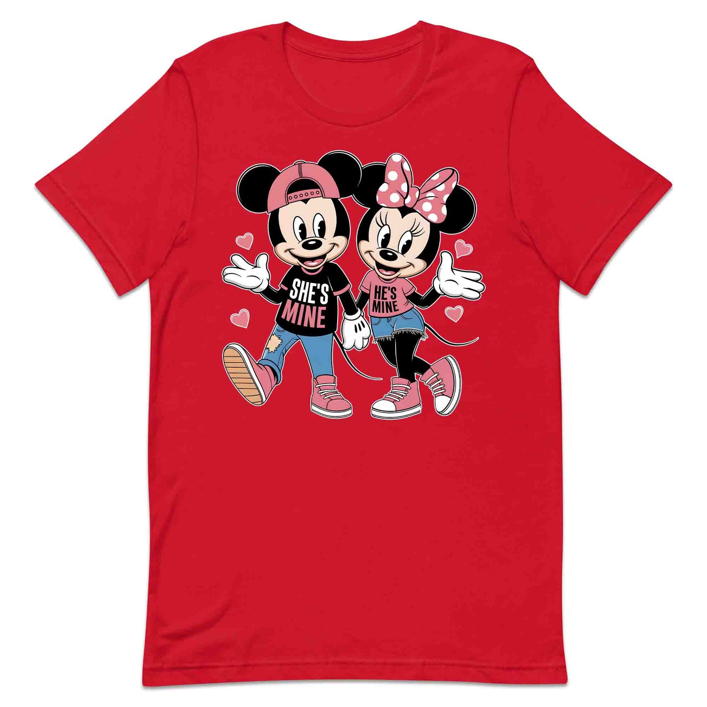 Matching Mickey & Minnie T-Shirt | Cute Disney Love Jumper | His & Hers Hoodie | PRODUCT CODE: MTHHVKOEBG
