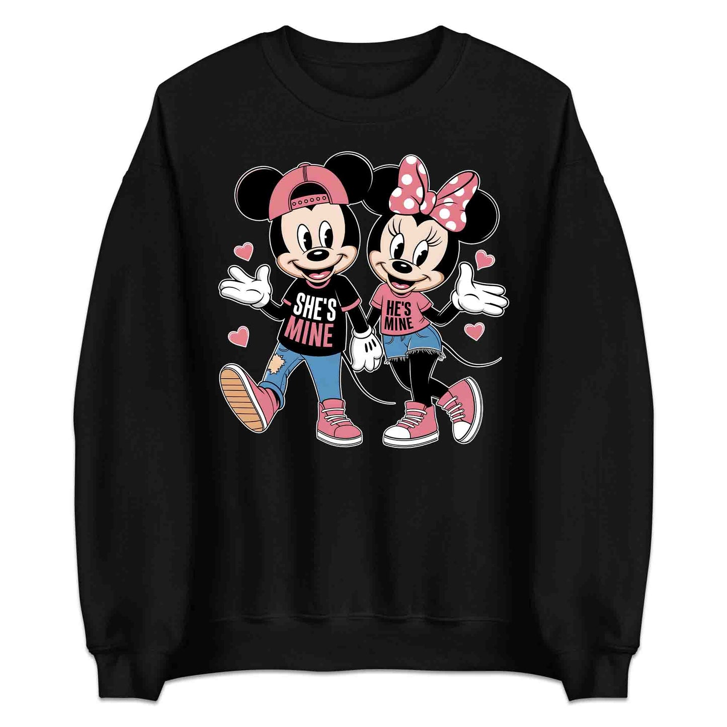 Matching Mickey & Minnie T-Shirt | Cute Disney Love Jumper | His & Hers Hoodie | PRODUCT CODE: MTHHVKOEBG