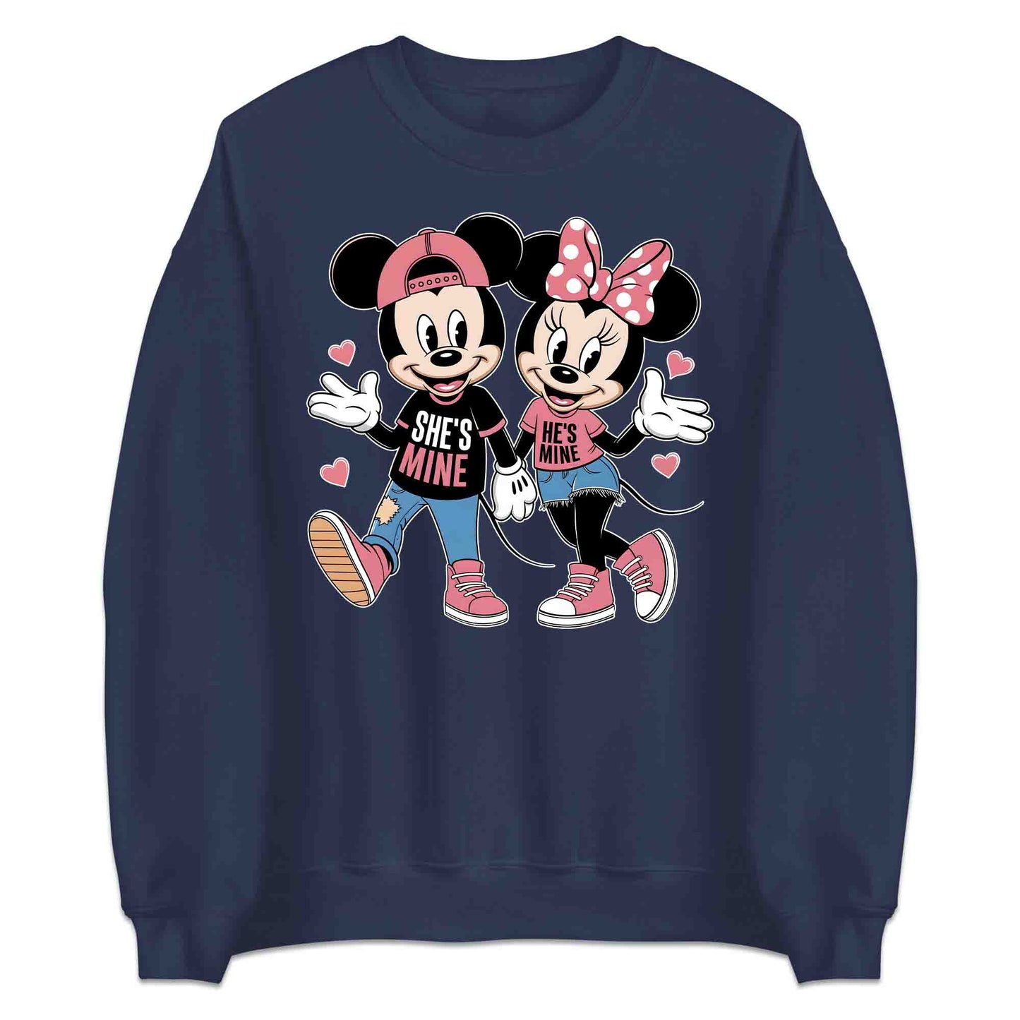 Matching Mickey & Minnie T-Shirt | Cute Disney Love Jumper | His & Hers Hoodie | PRODUCT CODE: MTHHVKOEBG