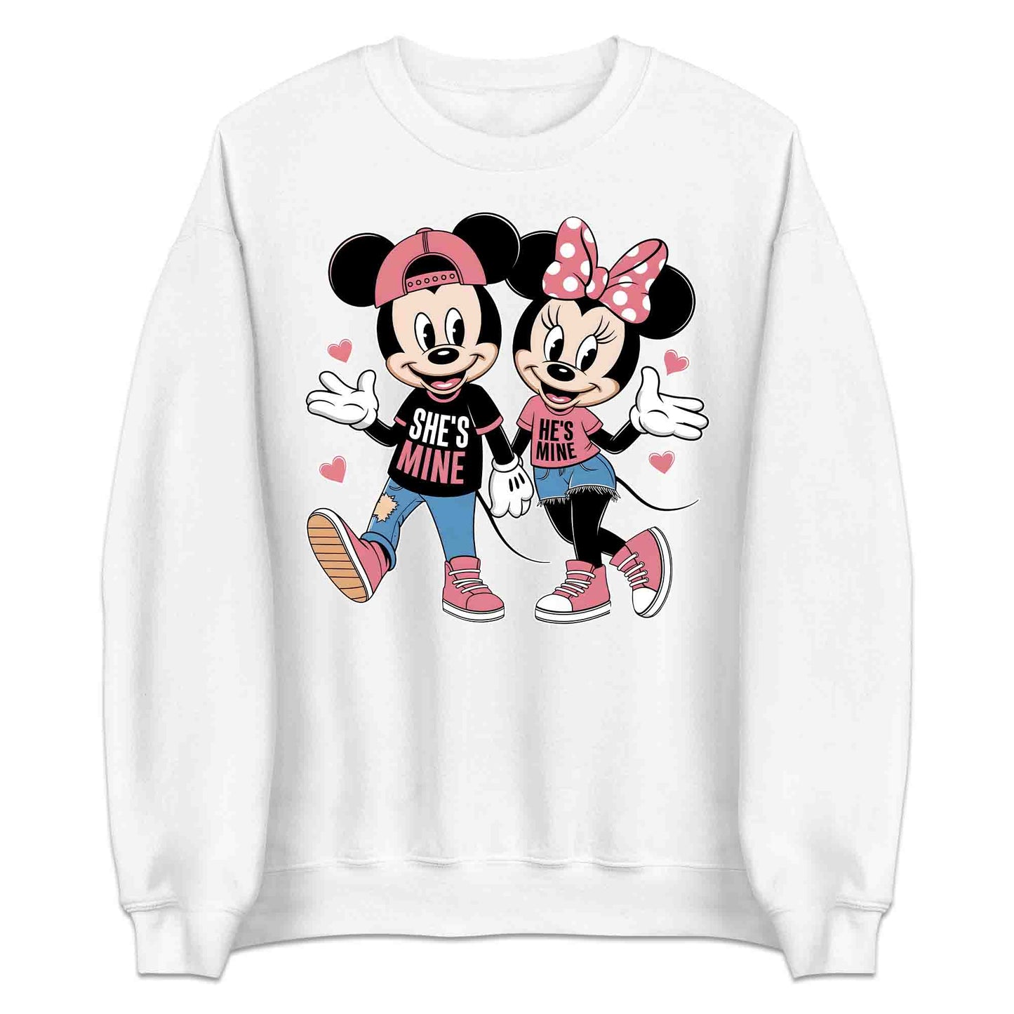 Matching Mickey & Minnie T-Shirt | Cute Disney Love Jumper | His & Hers Hoodie | PRODUCT CODE: MTHHVKOEBG