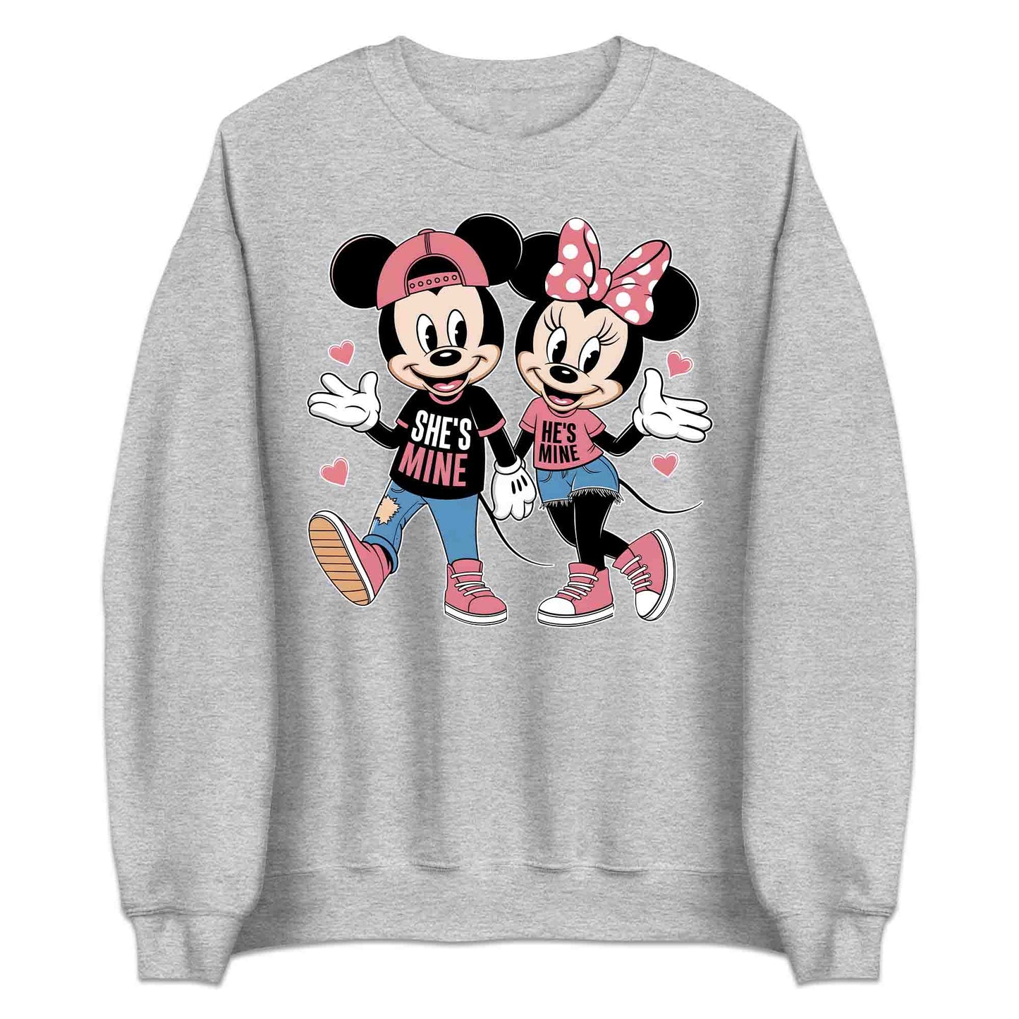 Matching Mickey & Minnie T-Shirt | Cute Disney Love Jumper | His & Hers Hoodie | PRODUCT CODE: MTHHVKOEBG