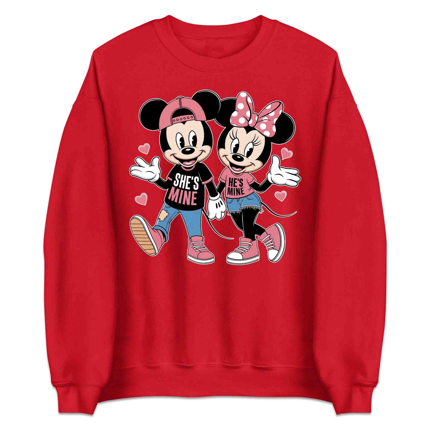 Matching Mickey & Minnie T-Shirt | Cute Disney Love Jumper | His & Hers Hoodie | PRODUCT CODE: MTHHVKOEBG