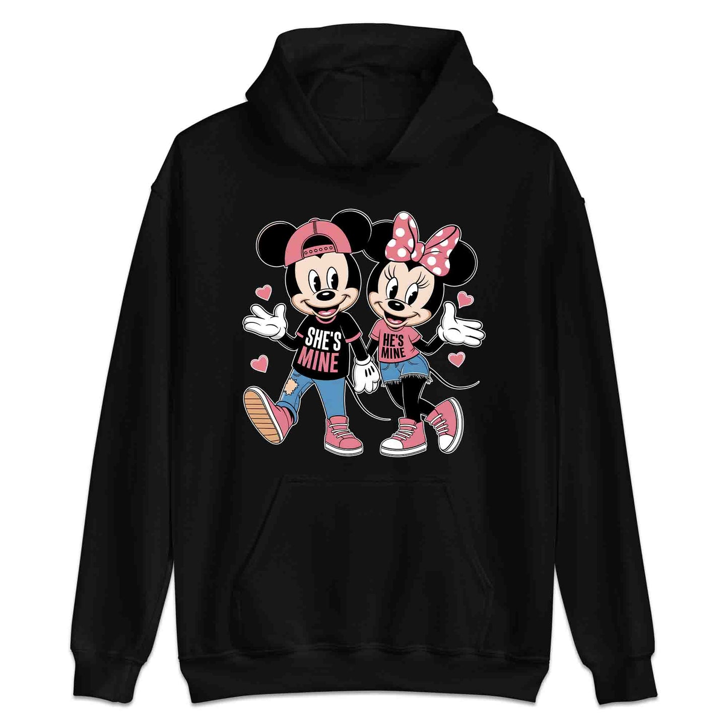 Matching Mickey & Minnie T-Shirt | Cute Disney Love Jumper | His & Hers Hoodie | PRODUCT CODE: MTHHVKOEBG