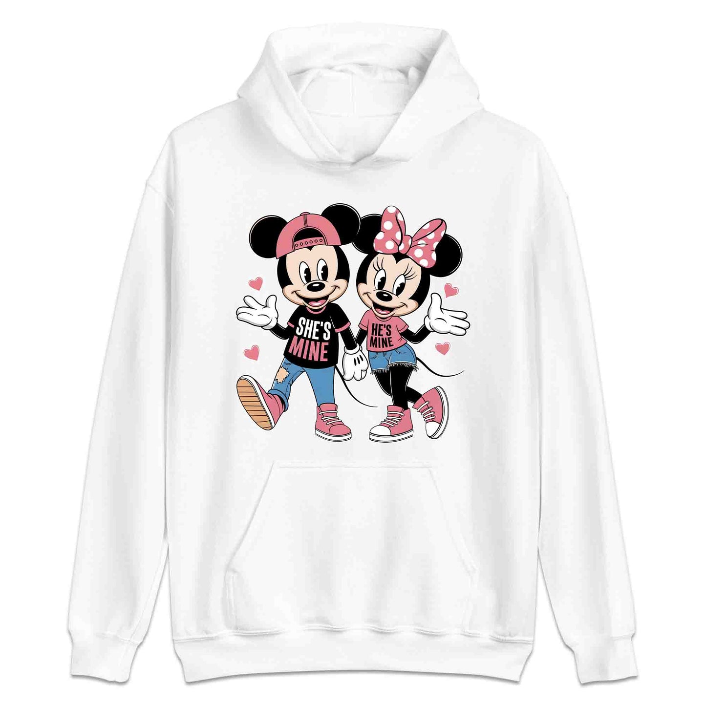 Matching Mickey & Minnie T-Shirt | Cute Disney Love Jumper | His & Hers Hoodie | PRODUCT CODE: MTHHVKOEBG
