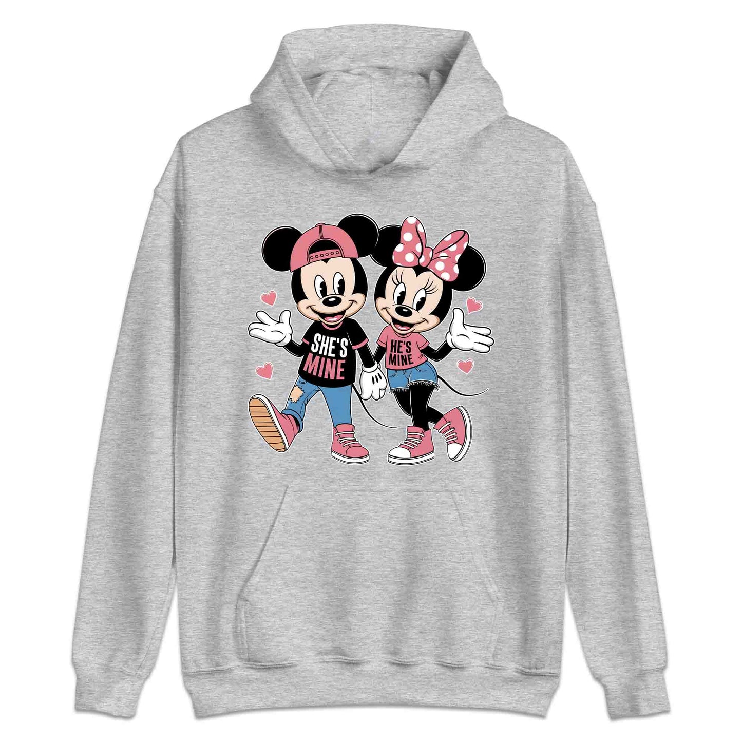 Matching Mickey & Minnie T-Shirt | Cute Disney Love Jumper | His & Hers Hoodie | PRODUCT CODE: MTHHVKOEBG