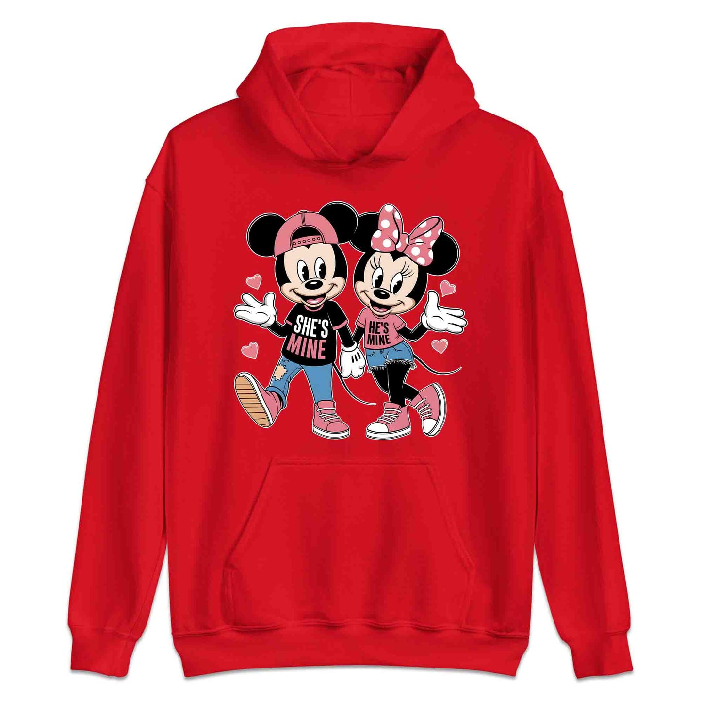 Matching Mickey & Minnie T-Shirt | Cute Disney Love Jumper | His & Hers Hoodie | PRODUCT CODE: MTHHVKOEBG