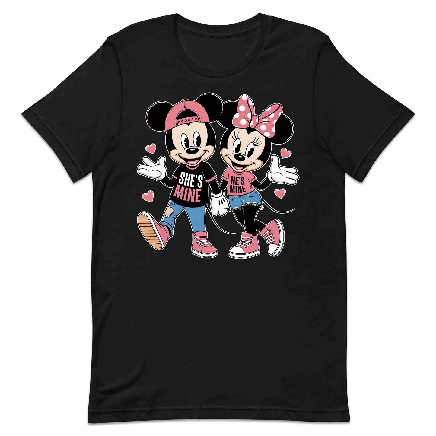 Matching Mickey & Minnie T-Shirt | Cute Disney Love Jumper | His & Hers Hoodie | PRODUCT CODE: MTHHVKOEBG
