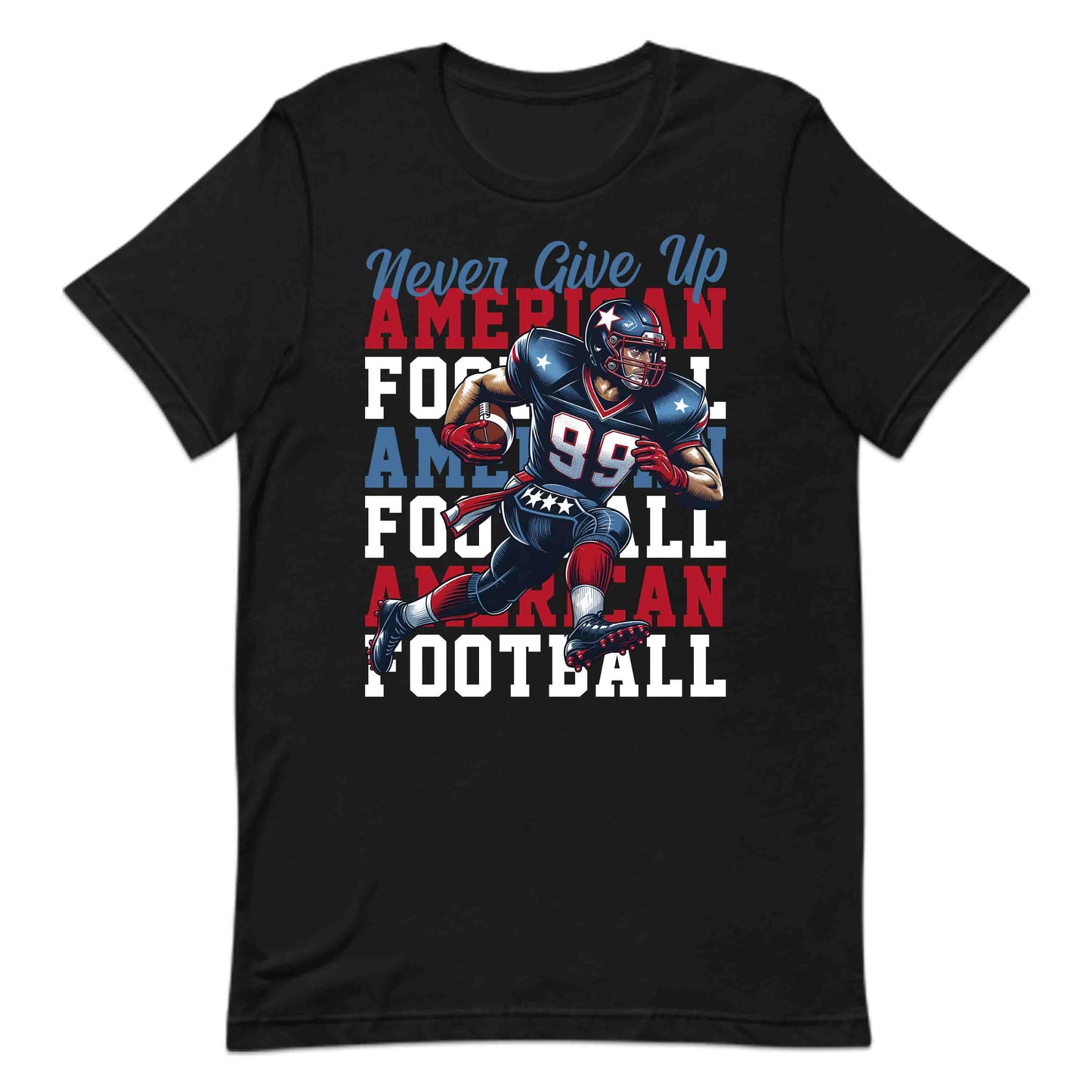 Motivational American Football Never Give Up | PRODUCT CODE: MTVLAMRCNVGS