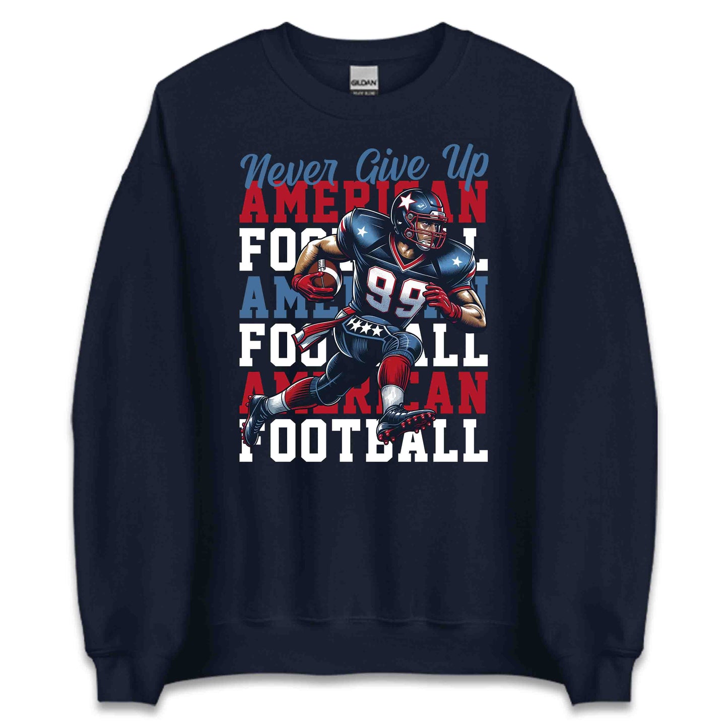 Motivational American Football Never Give Up | PRODUCT CODE: MTVLAMRCNVGS
