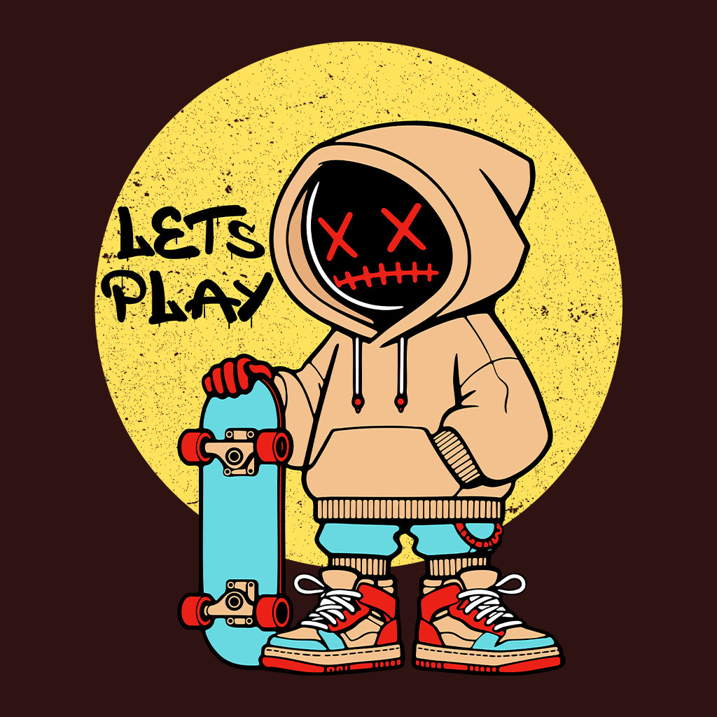 Mysterious Skateboarder Edgy Anonymous Urban Skateboarding | PRODUCT CODE: MUYSTRKTBRDA