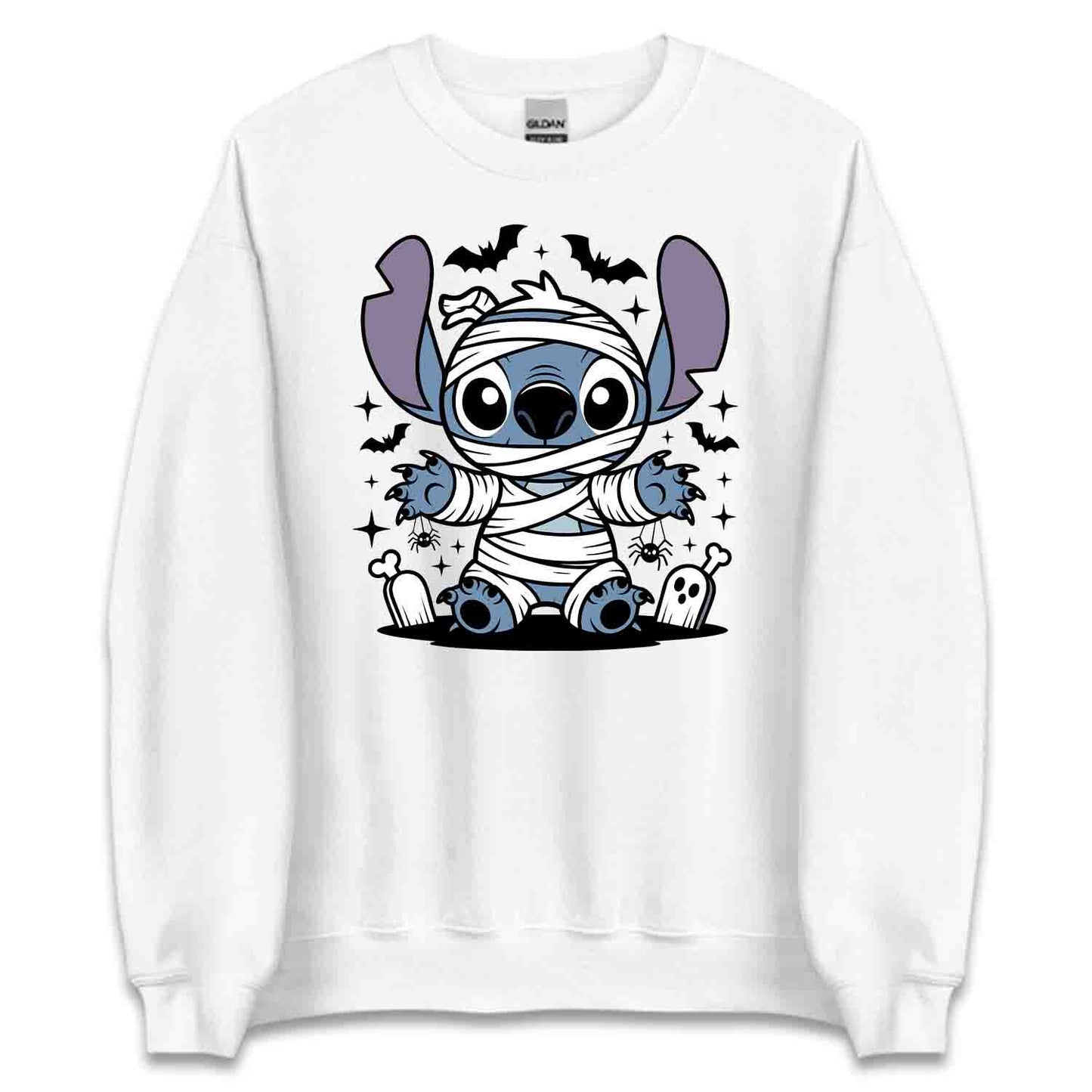 Mummy Stitch Disney Halloween T-Shirt, Ohana Family Sweatshirt, Trick-Or-Treat Hoodie | PRODUCT CODE: MWERYBADS