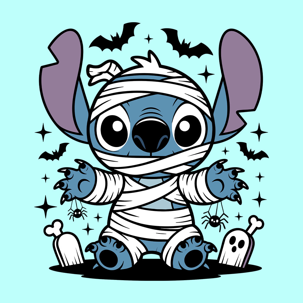 Mummy Stitch Disney Halloween T-Shirt, Ohana Family Sweatshirt, Trick-Or-Treat Hoodie | PRODUCT CODE: MWERYBADS