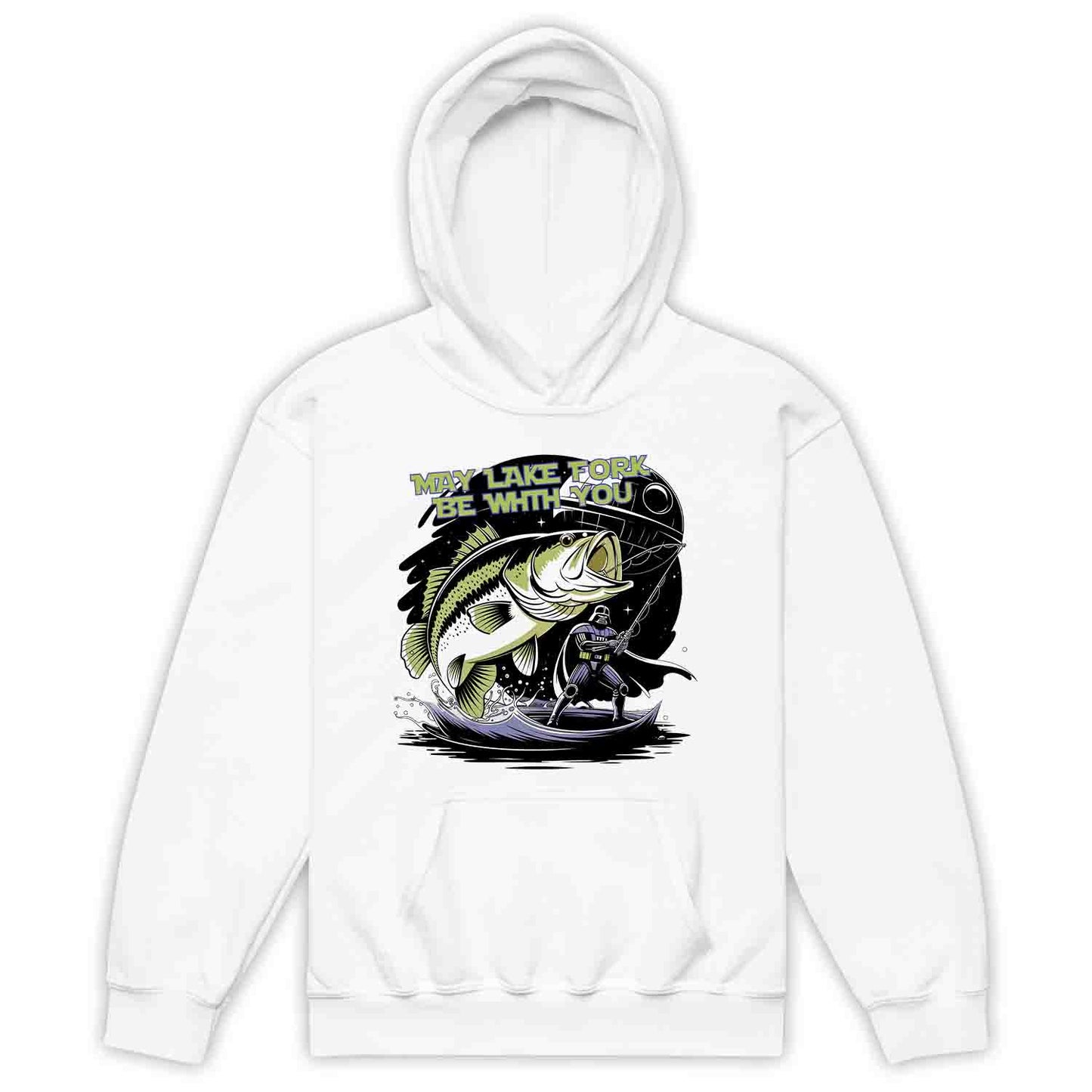 May Lake Fork Be With You Kids T-Shirt | Star Wars Fishing Jumper | Darth Vader Angler Hoodie | PRODUCT CODE: MYDRKTVAEW