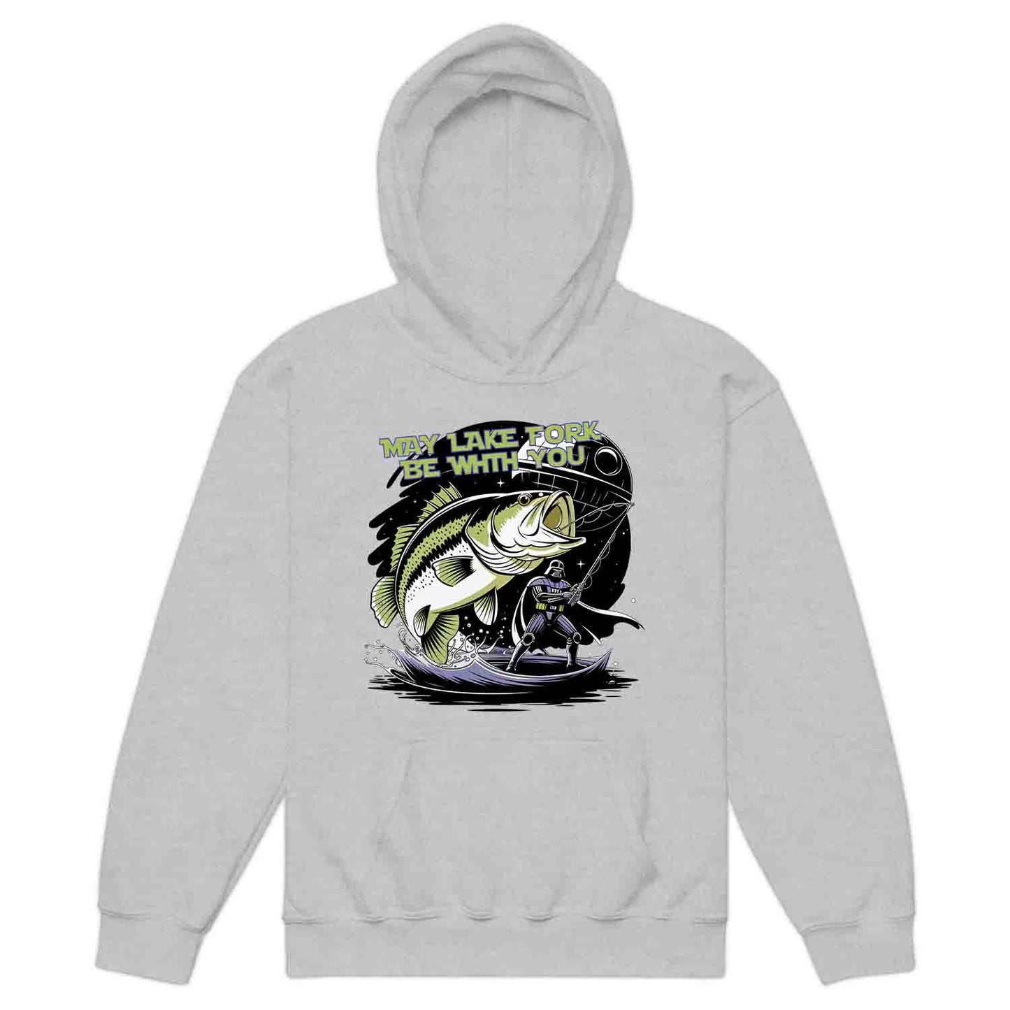 May Lake Fork Be With You Kids T-Shirt | Star Wars Fishing Jumper | Darth Vader Angler Hoodie | PRODUCT CODE: MYDRKTVAEW
