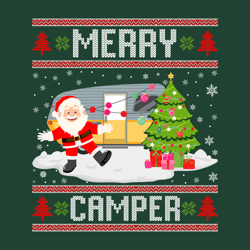 Merry Camper Christmas Holiday RV Santa Camping Xmas | PRODUCT CODE: MYRCHPREMS