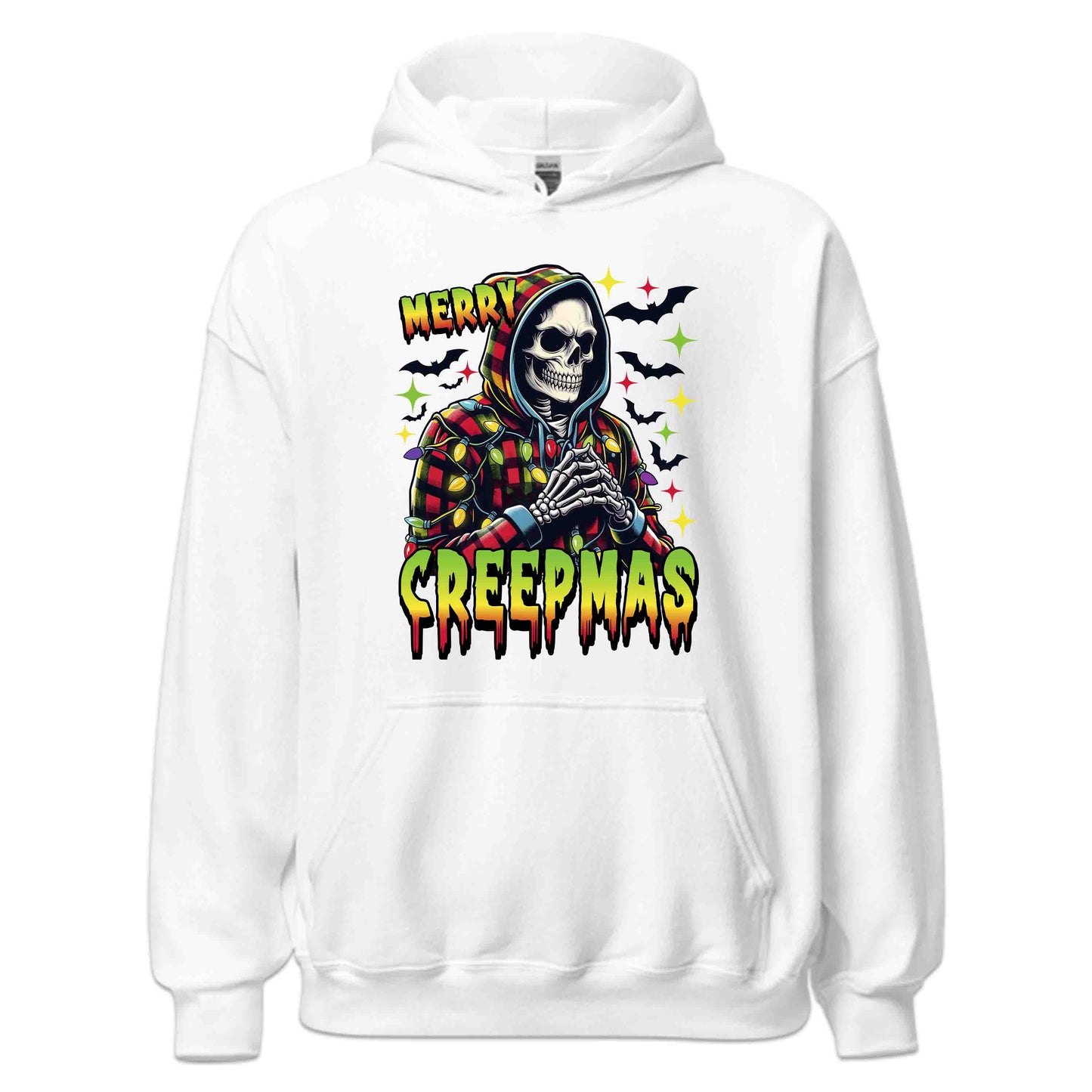 Merry Creepmas Skeleton Spooky Christmas Horror Xmas | PRODUCT CODE: MYRCHPSEKLTN