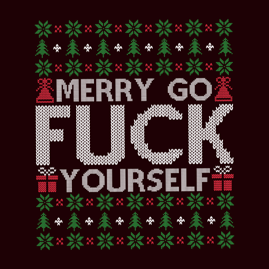 Merry Go Fuck Yourself Ugly Christmas Offensive Xmas Gag | PRODUCT CODE: MYREGFCKYS