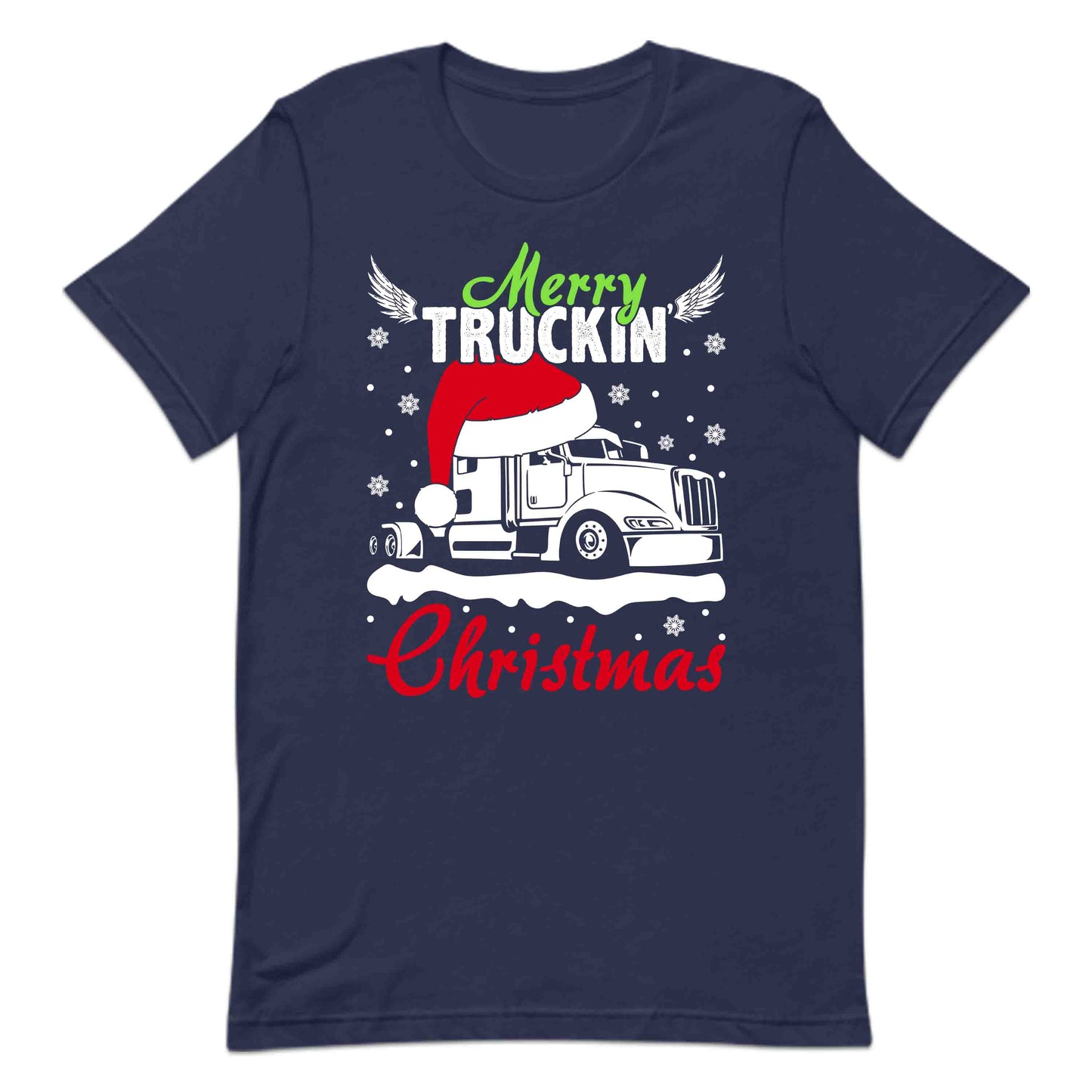 Merry Truckin Christmas Funny Xmas Truck Driver | PRODUCT CODE: MYRTUCKGDRS