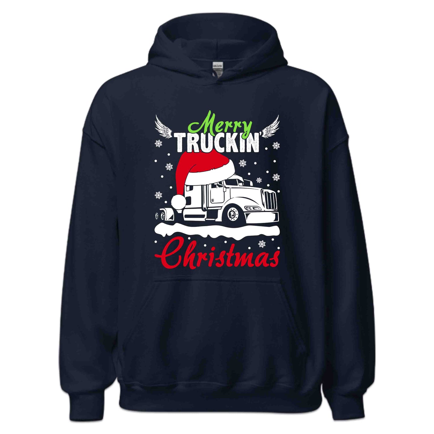 Merry Truckin Christmas Funny Xmas Truck Driver | PRODUCT CODE: MYRTUCKGDRS