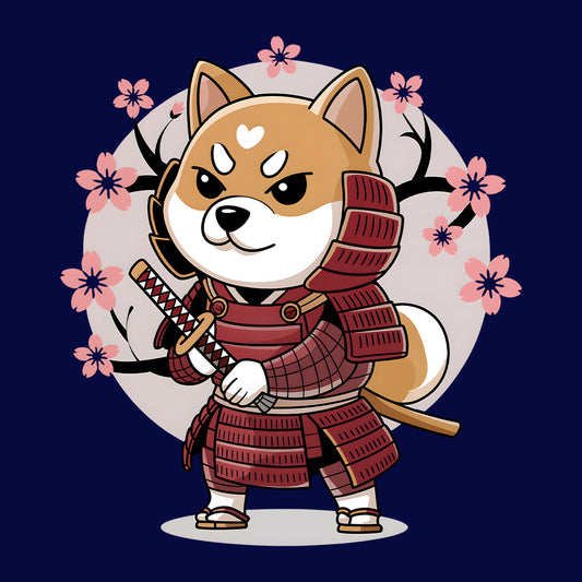 Cute Samurai Corgi T-Shirt, Sweatshirt & Hoodie for Anime Fans | PRODUCT CODE: NCSBAHJWR