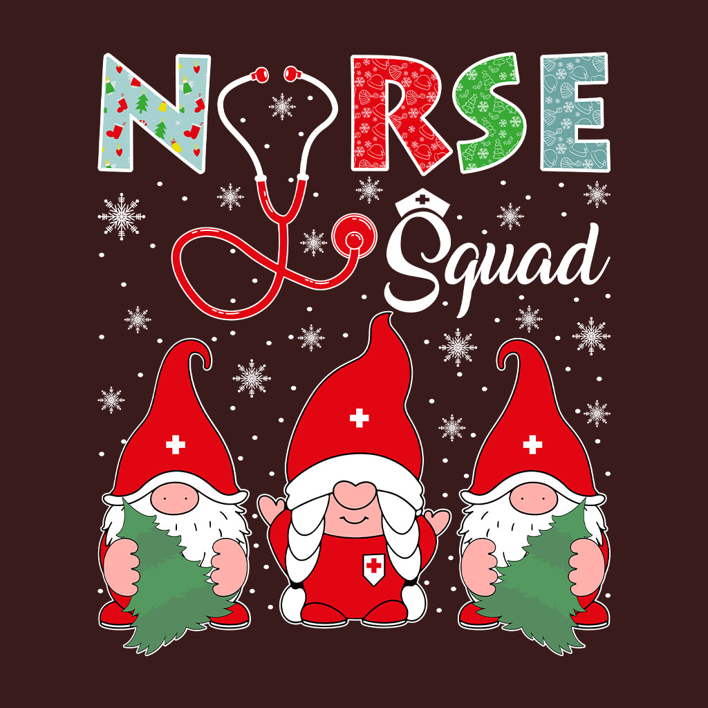 Nurse Squad Christmas Gnome Festive Medical Xmas Gnome Nurse | PRODUCT CODE: NSRUWDQGNCH