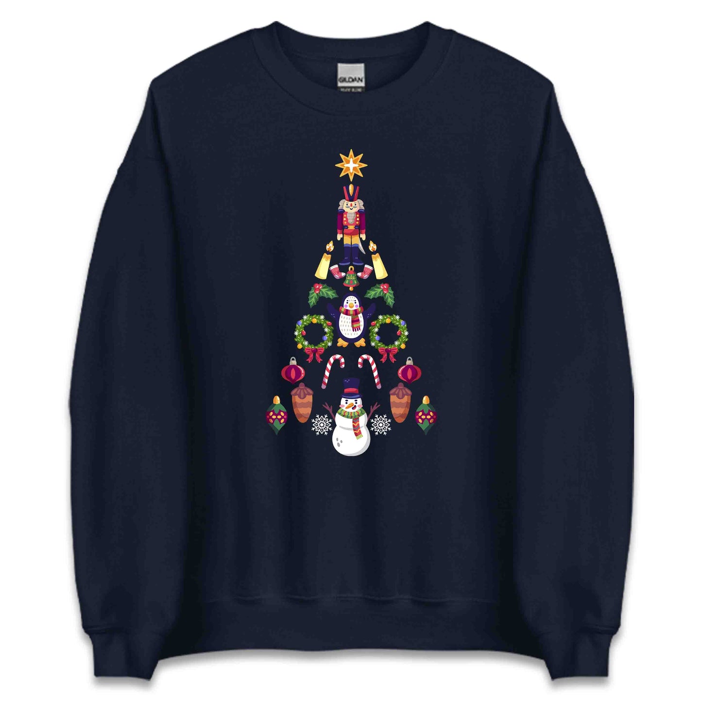 Nutcracker Christmas Tree Penguin Snowman Festive Candy Cane Xmas | PRODUCT CODE: NTCKRCMSPGU