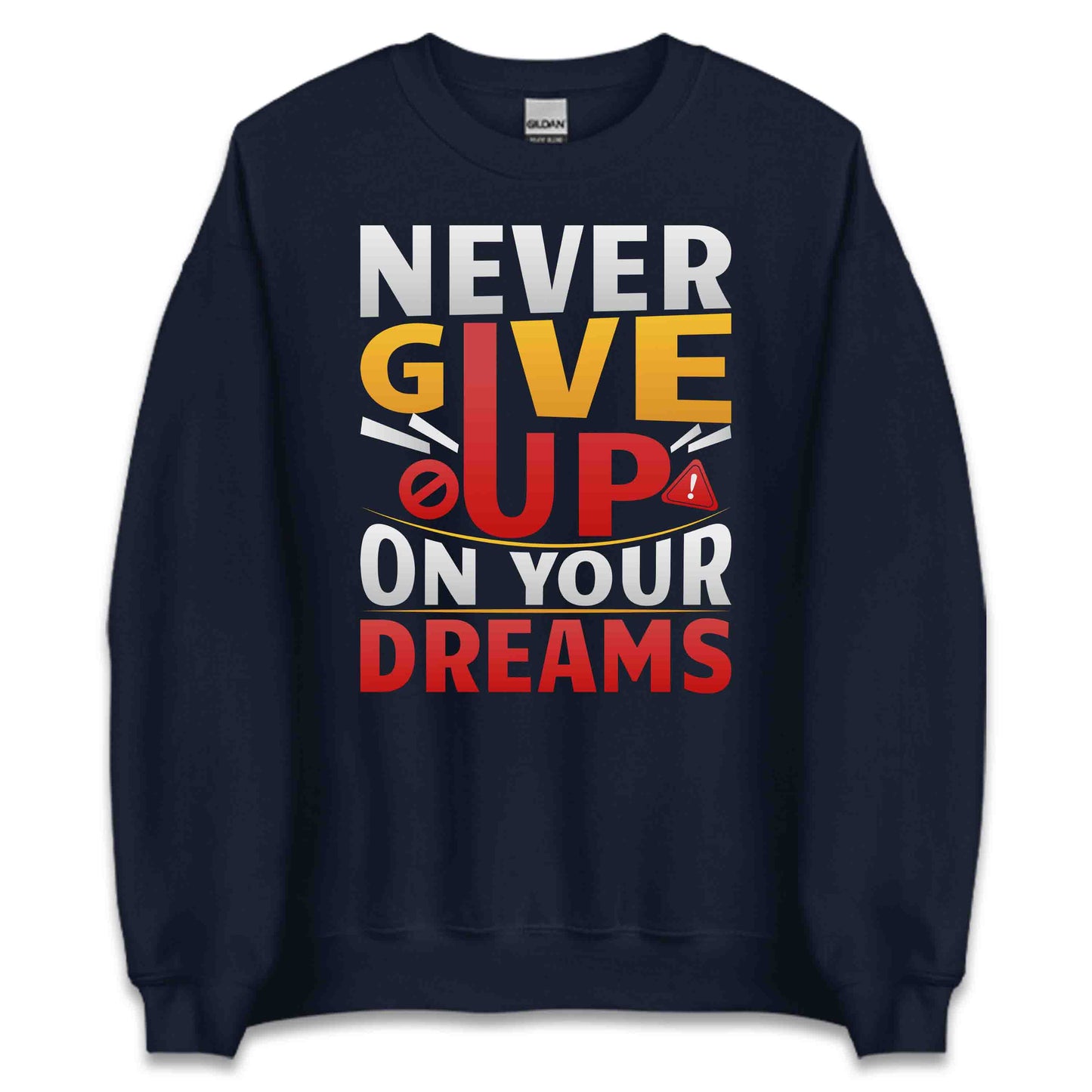 Never Give Up on Your Dreams Motivational Quote | PRODUCT CODE: NVRGVPUDRMQU