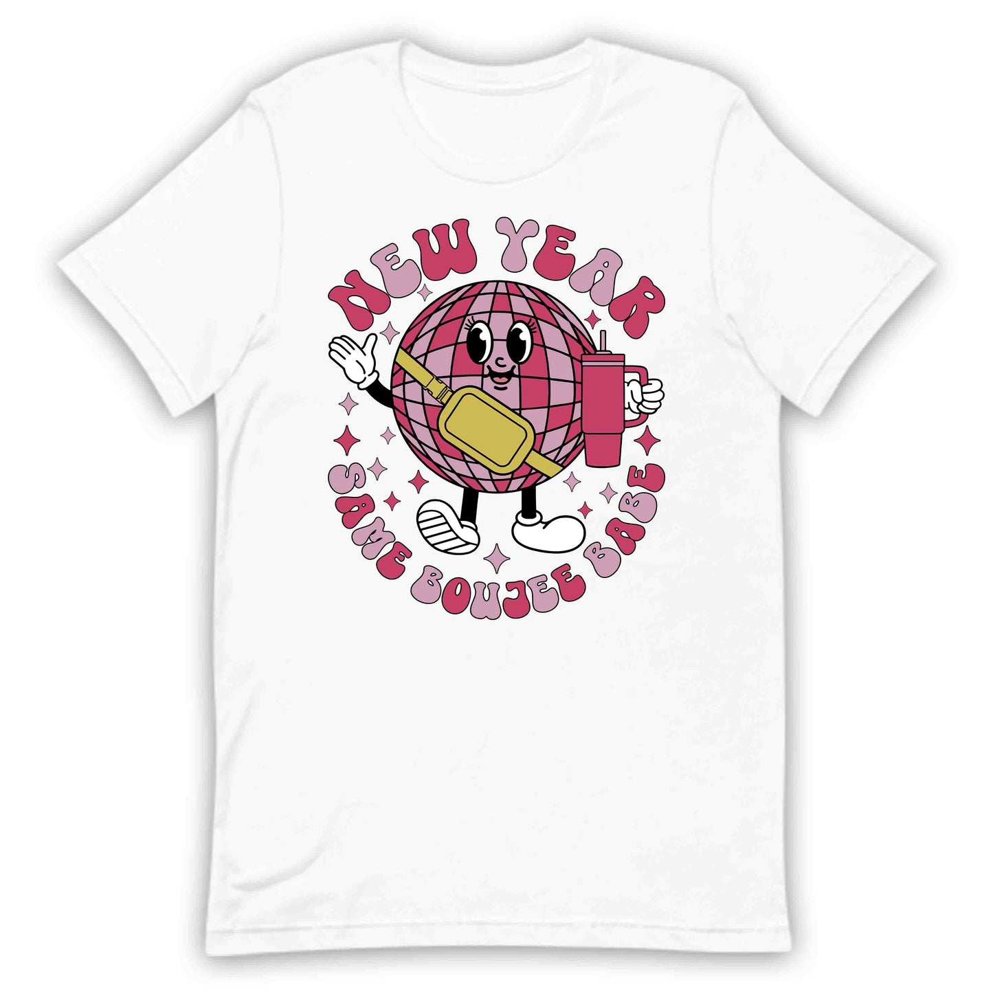 New Year Same Boujee Babe Retro Disco Ball | PRODUCT CODE: NYWRMSBJUBER