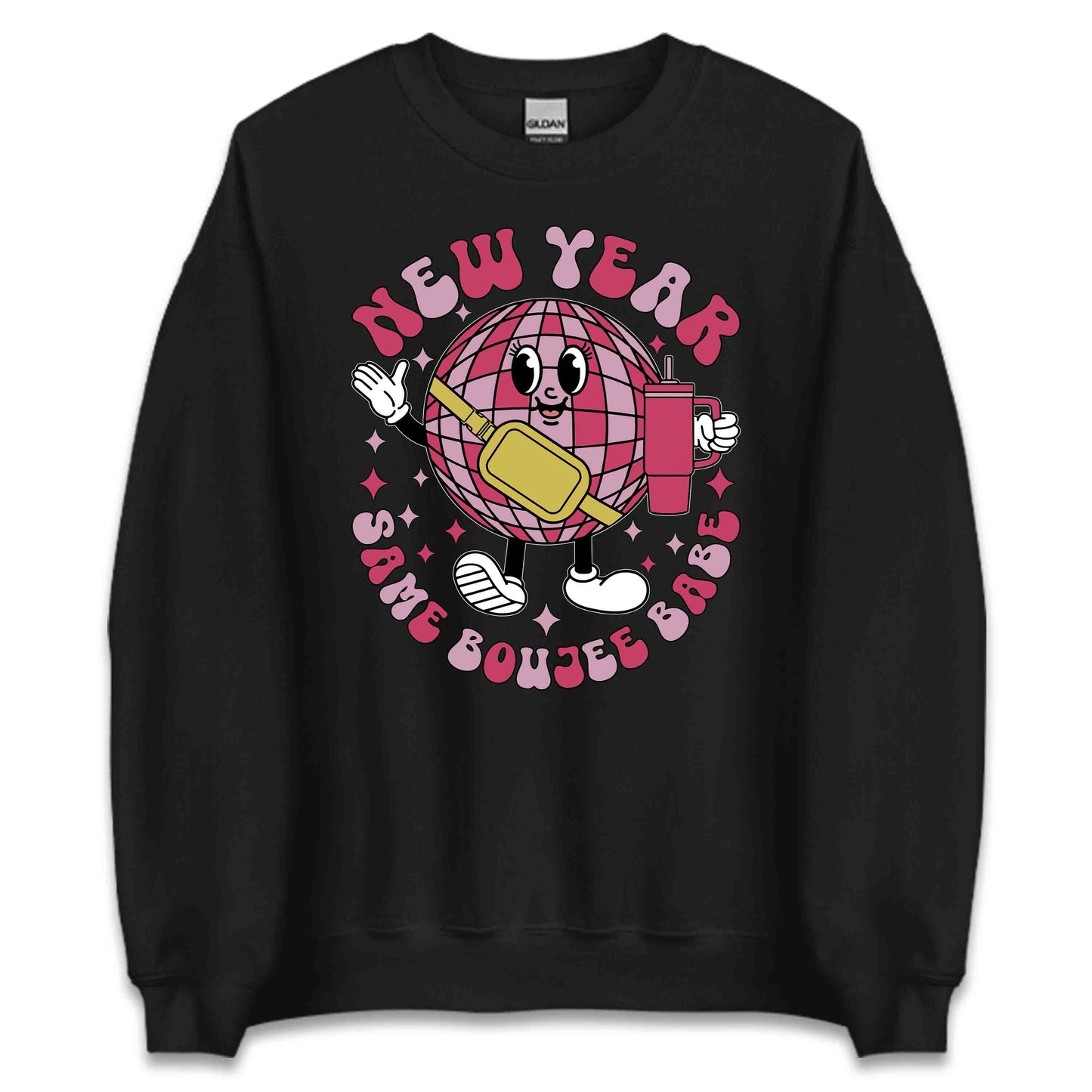 New Year Same Boujee Babe Retro Disco Ball | PRODUCT CODE: NYWRMSBJUBER