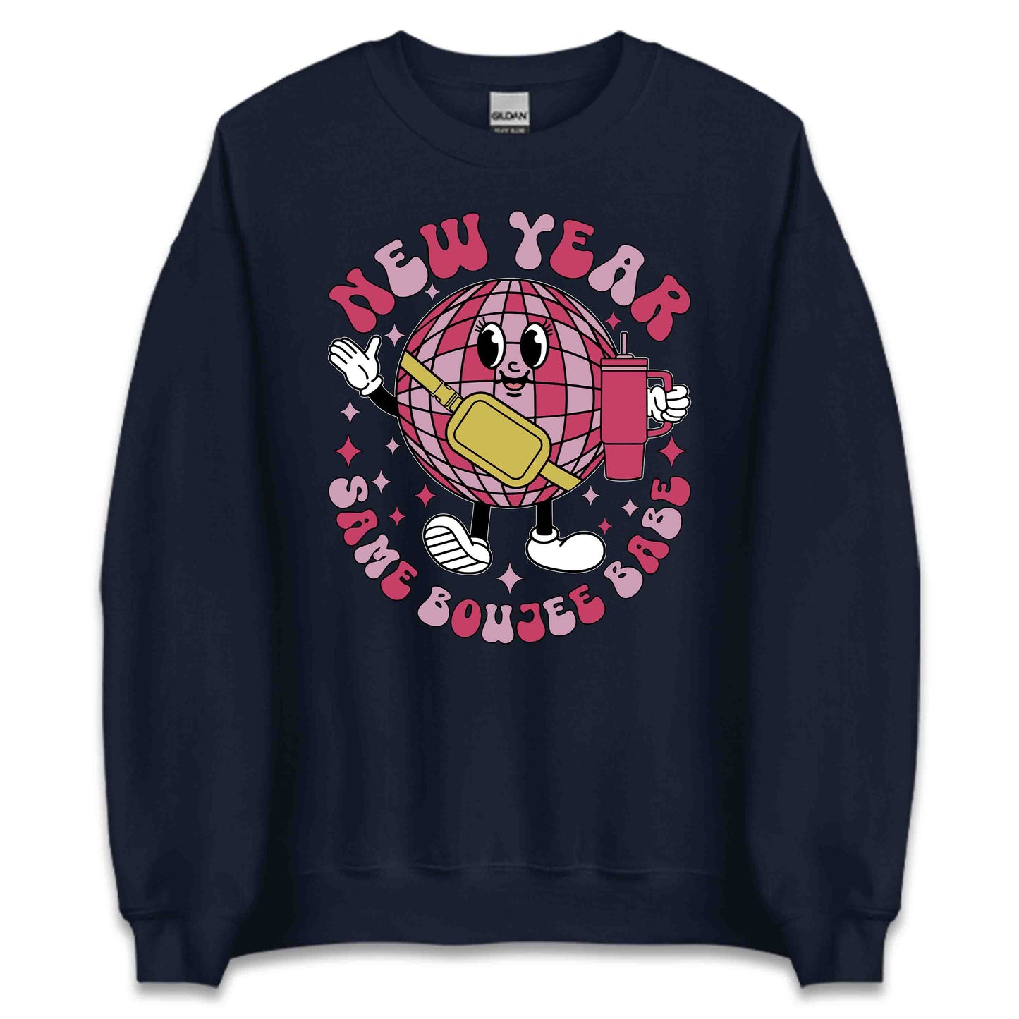 New Year Same Boujee Babe Retro Disco Ball | PRODUCT CODE: NYWRMSBJUBER