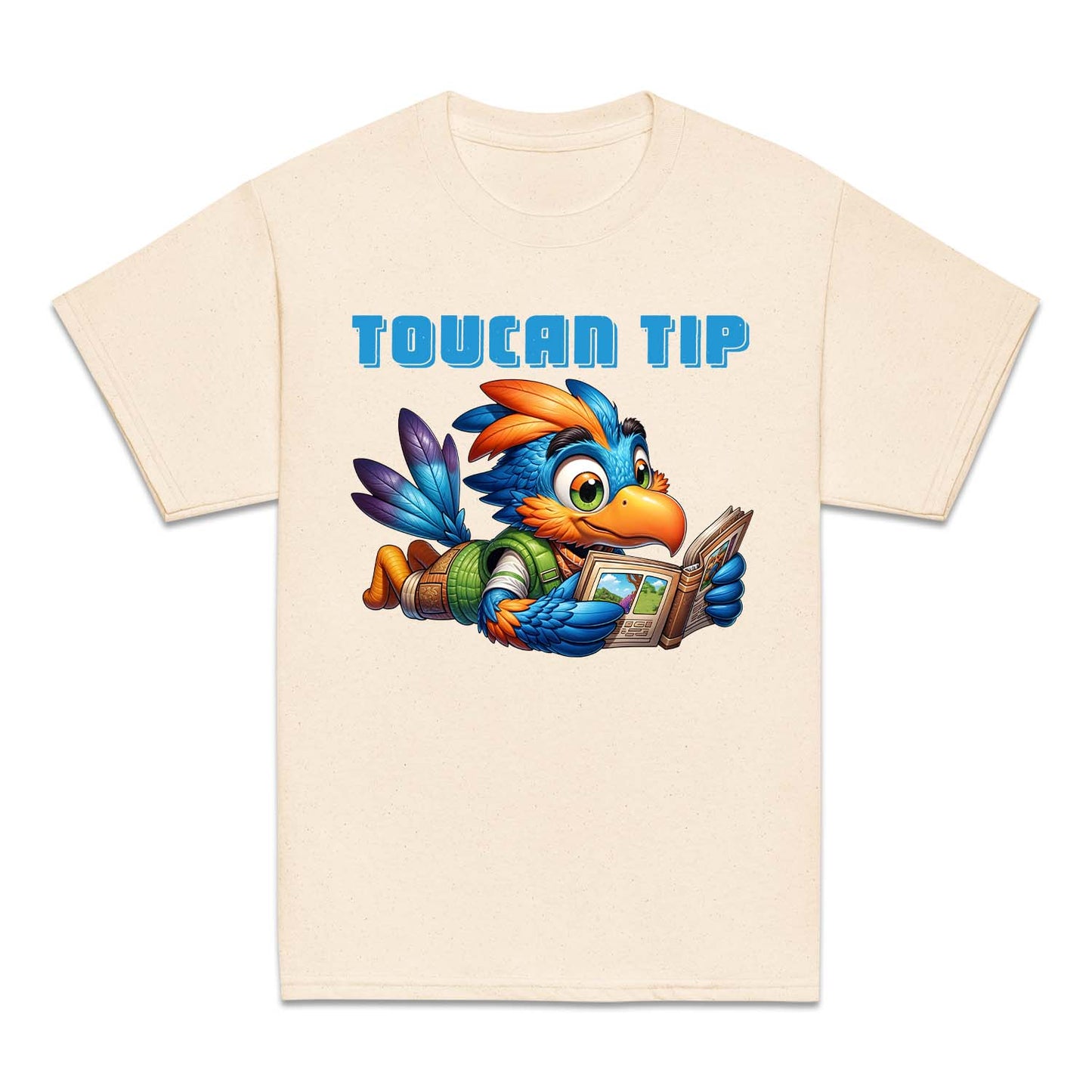 Reading Bird Toucan Tip Reading A Book | PRODUCT CODE: TCHPITRDBO