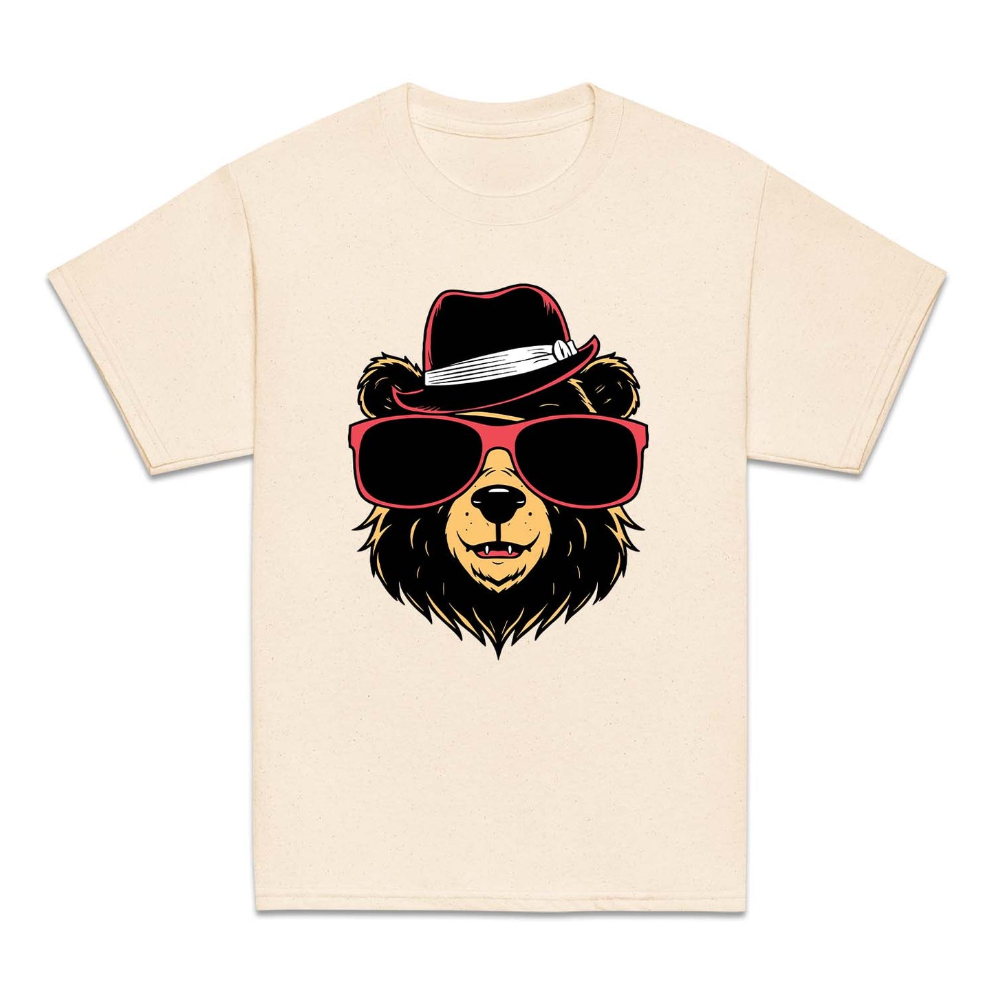 Bear With Sunglasses And Hat Trendy Wildlife Bear | PRODUCT CODE: BRWTHSNHT