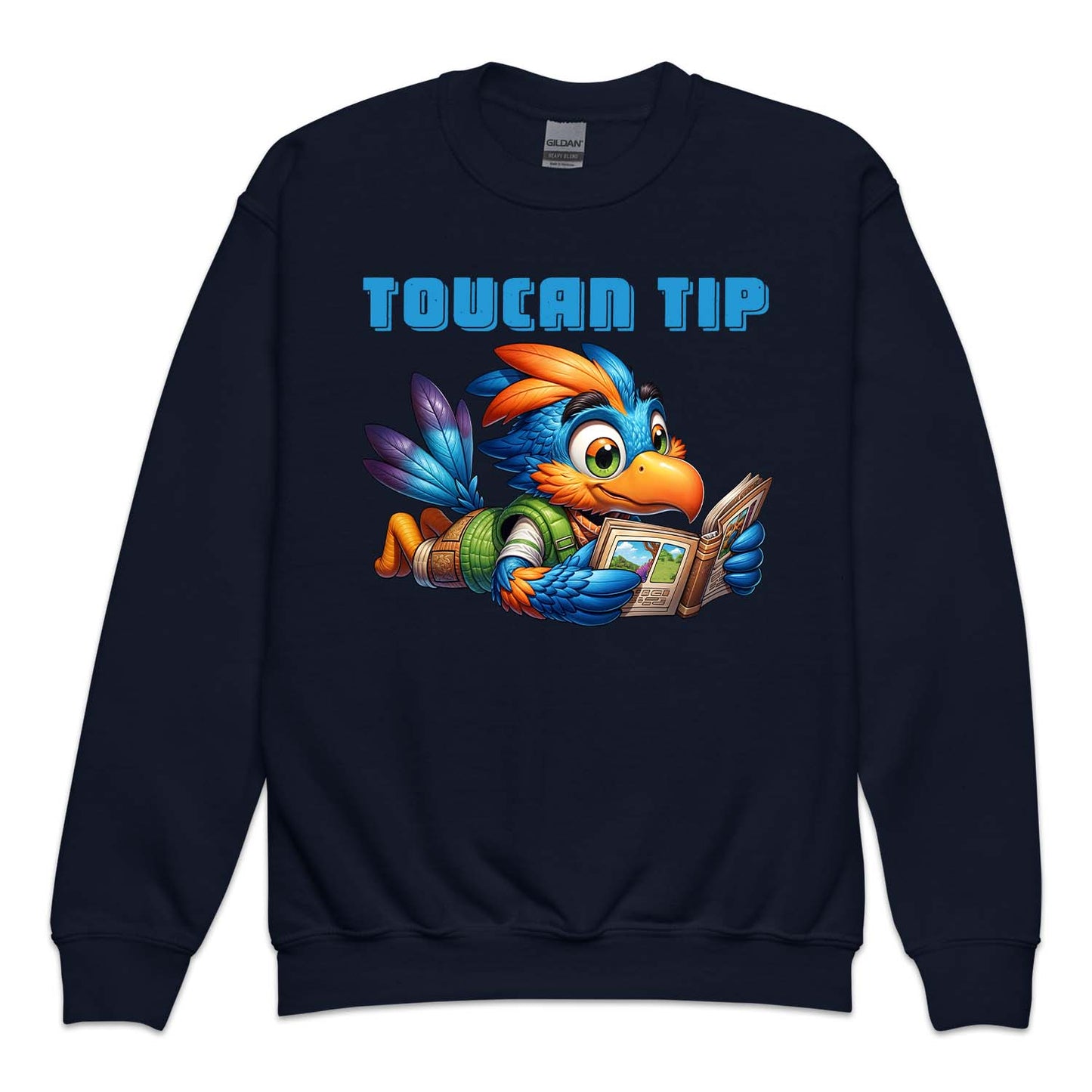 Reading Bird Toucan Tip Reading A Book | PRODUCT CODE: TCHPITRDBO