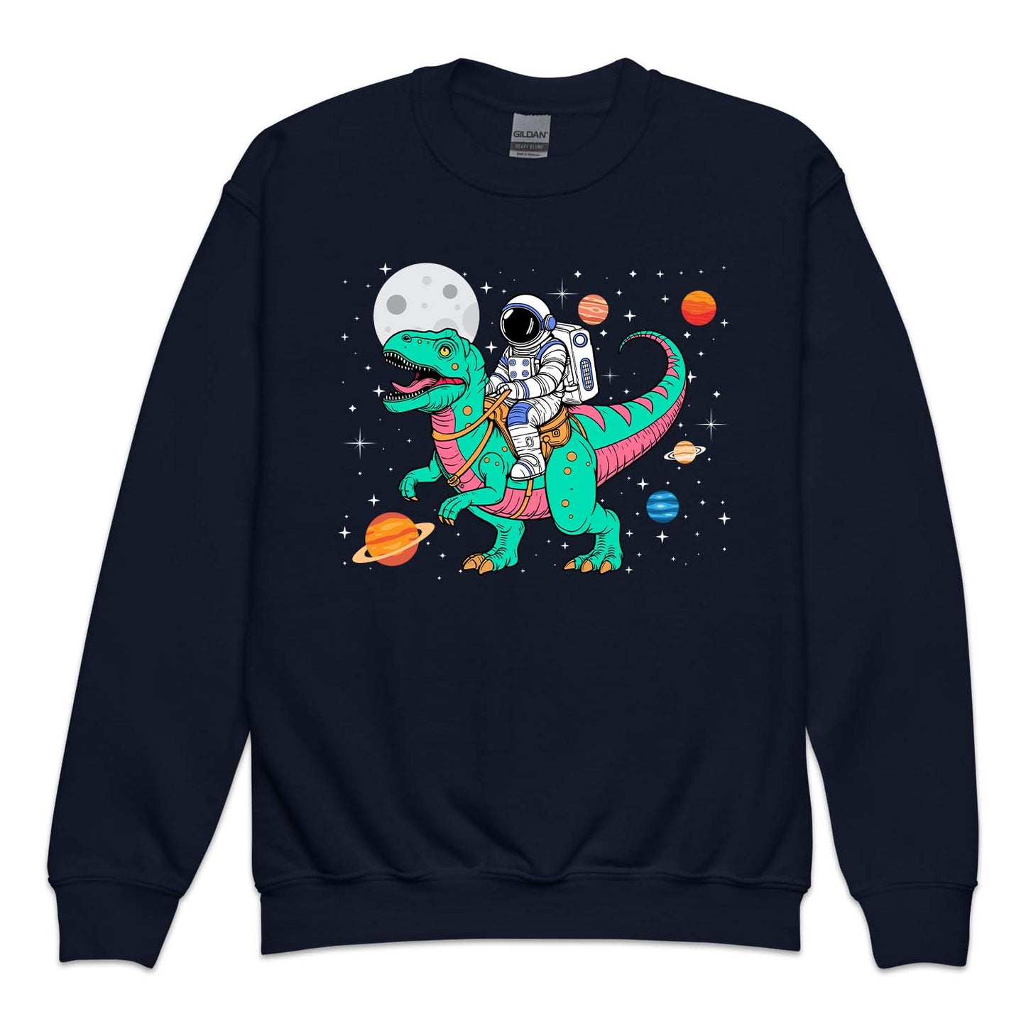 Astronaut Riding T-Rex Dinosaur Space Explorer | PRODUCT CODE: ASTRDNGD