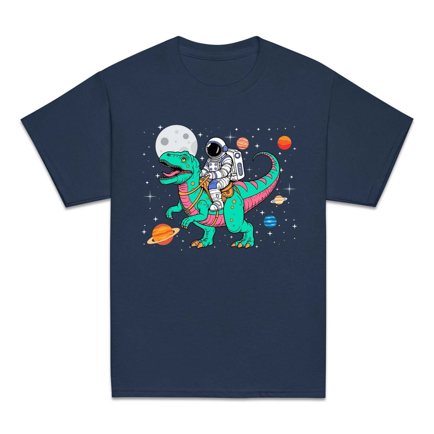 Astronaut Riding T-Rex Dinosaur Space Explorer | PRODUCT CODE: ASTRDNGD