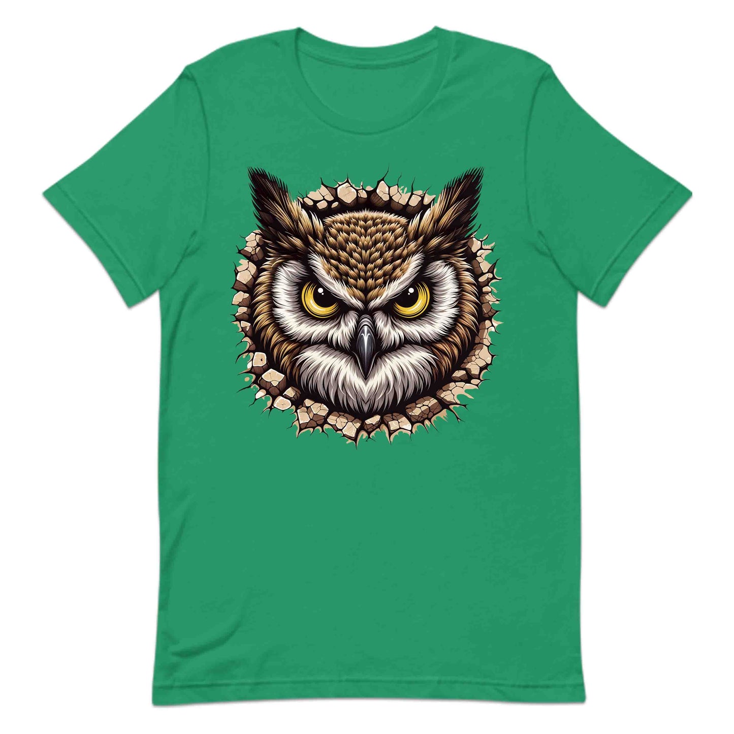 Owl Breaking Through Wall 3D Realistic Owl Nature Enthusiasts | PRODUCT CODE: OLWBRKNLANTUE