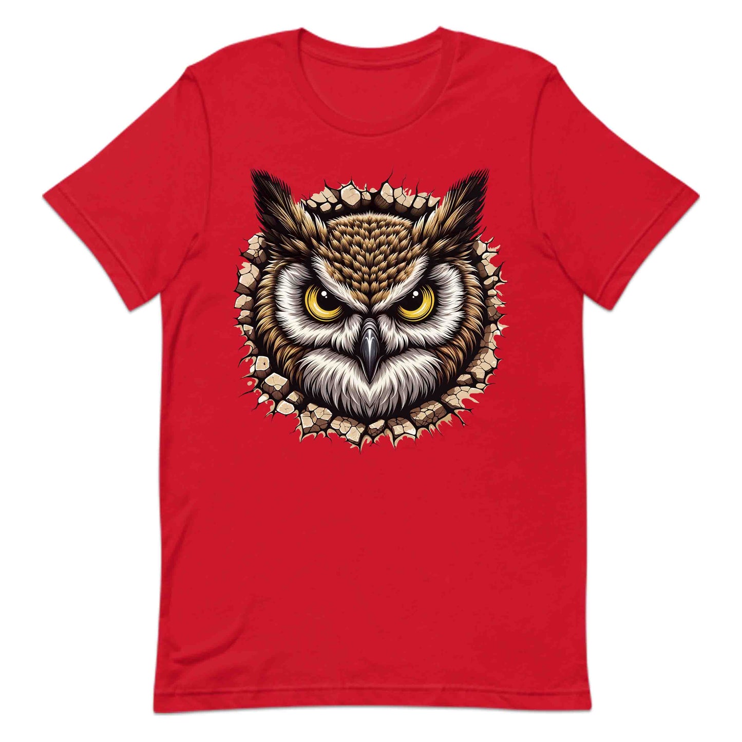 Owl Breaking Through Wall 3D Realistic Owl Nature Enthusiasts | PRODUCT CODE: OLWBRKNLANTUE