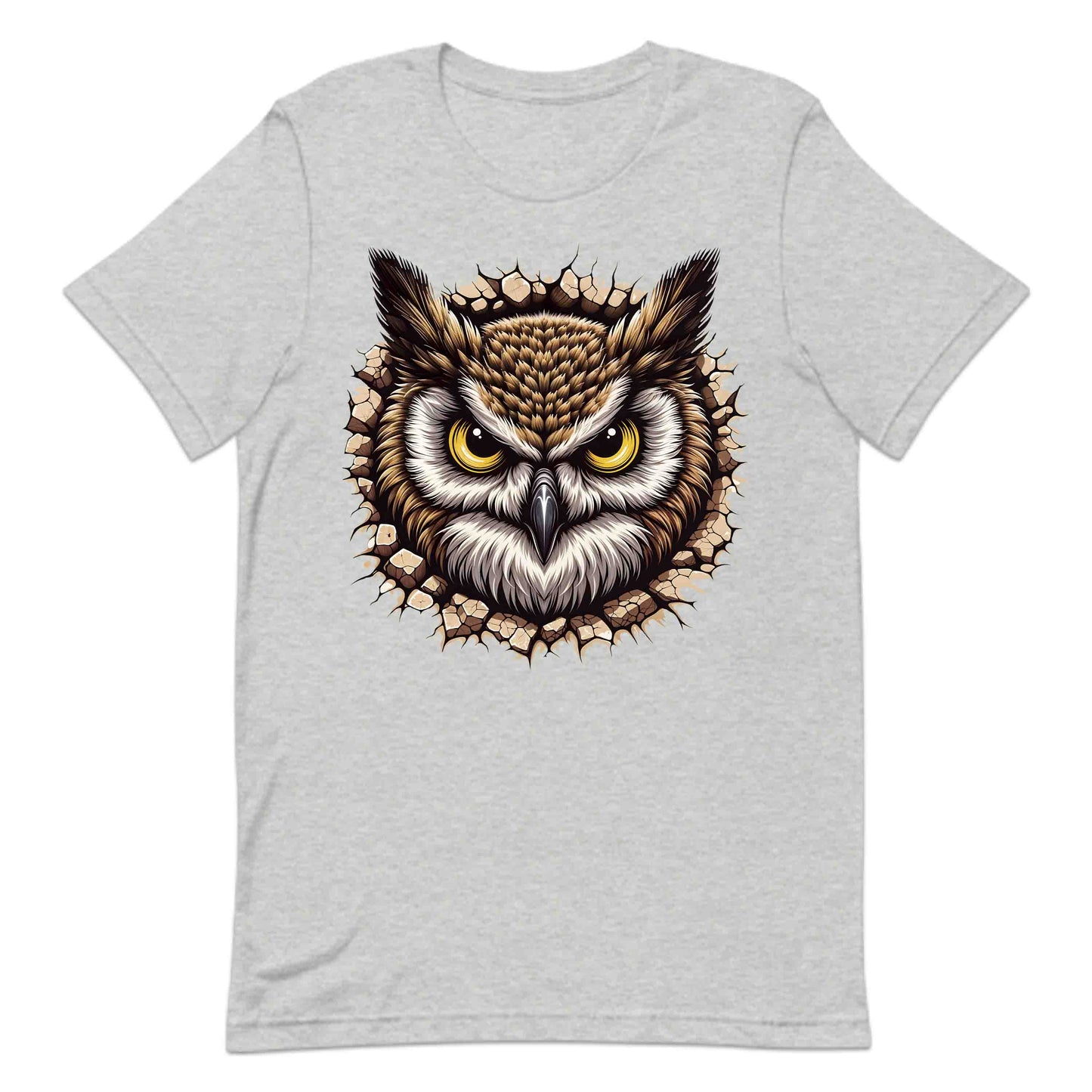 Owl Breaking Through Wall 3D Realistic Owl Nature Enthusiasts | PRODUCT CODE: OLWBRKNLANTUE