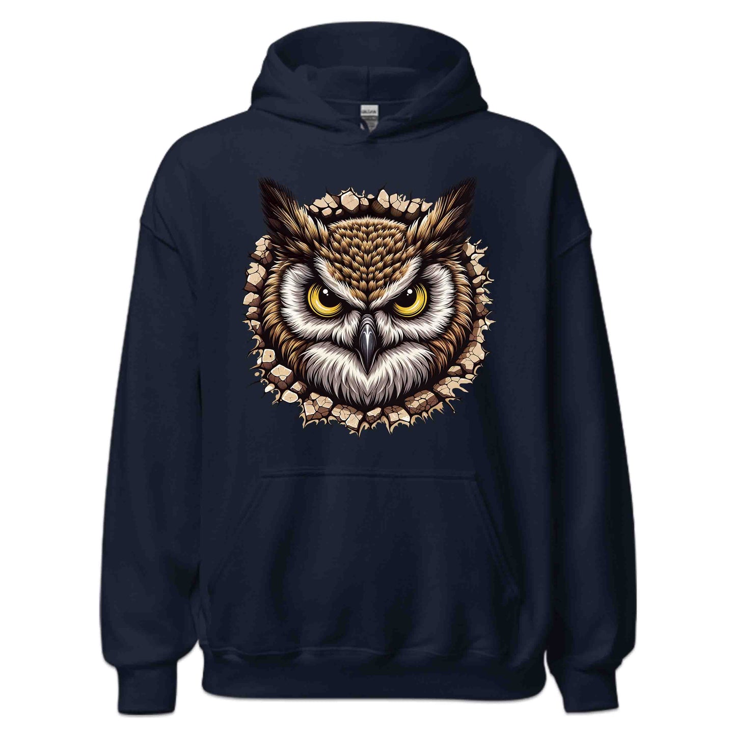 Owl Breaking Through Wall 3D Realistic Owl Nature Enthusiasts | PRODUCT CODE: OLWBRKNLANTUE