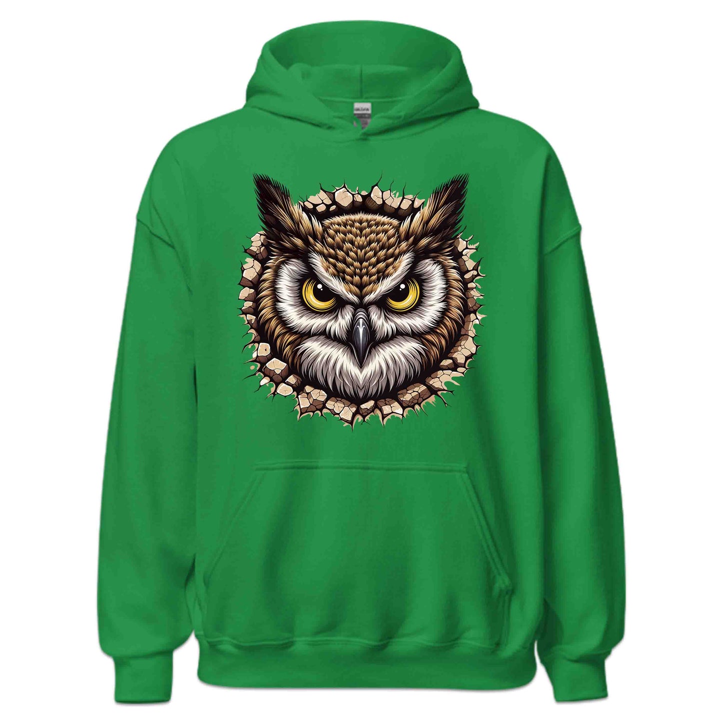 Owl Breaking Through Wall 3D Realistic Owl Nature Enthusiasts | PRODUCT CODE: OLWBRKNLANTUE